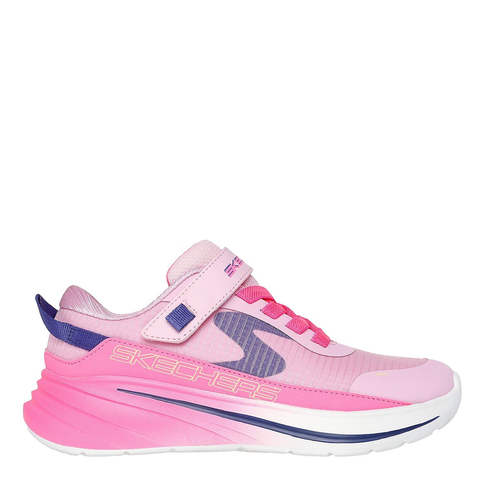 Pink - Skechers - Gore And Strap Sneaker W Mono Mesh Runners Girls - 3