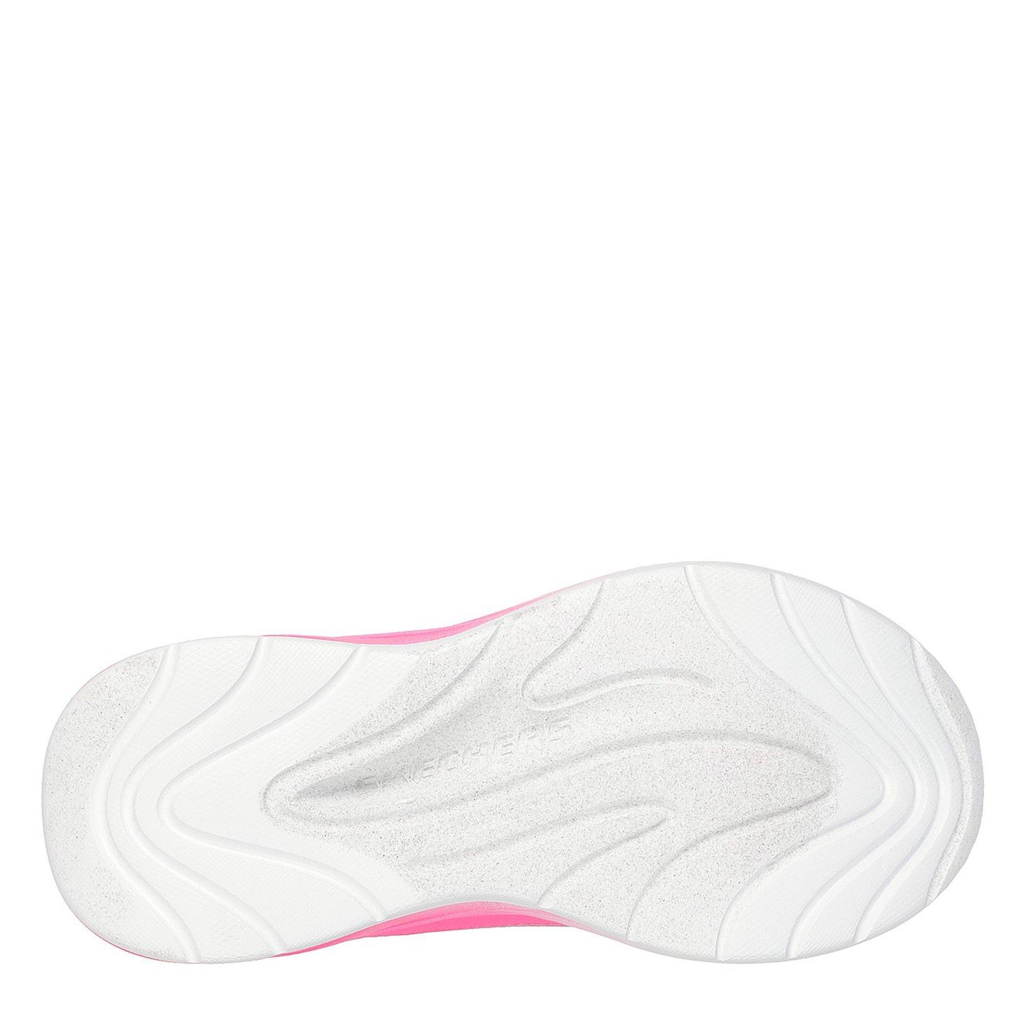 Pink - Skechers - Gore And Strap Sneaker W Mono Mesh Runners Girls - 4