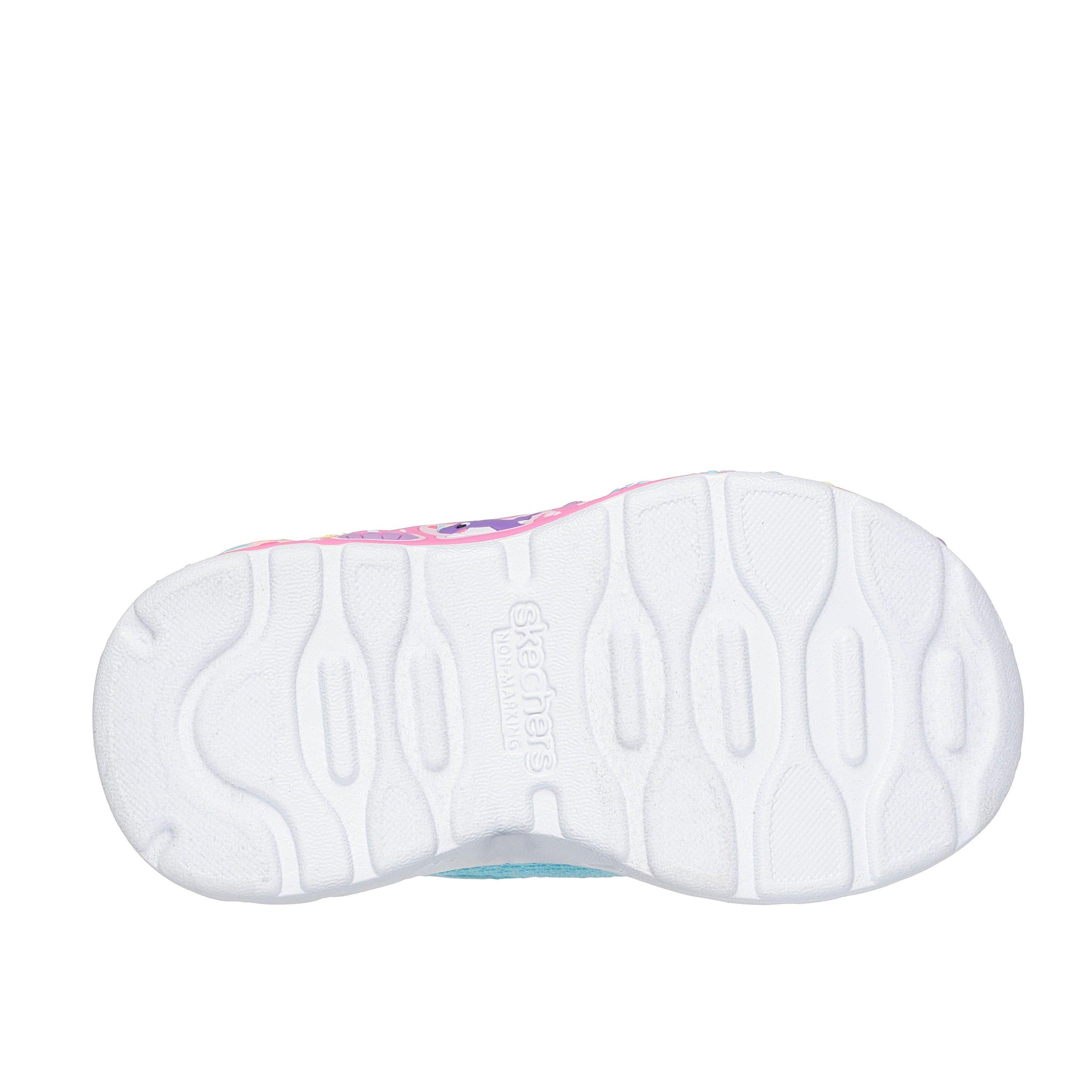 Blauw/Roze - Skechers - Gore &amp; Strap Thematic Wrap Sneaker Runners Girls - 4