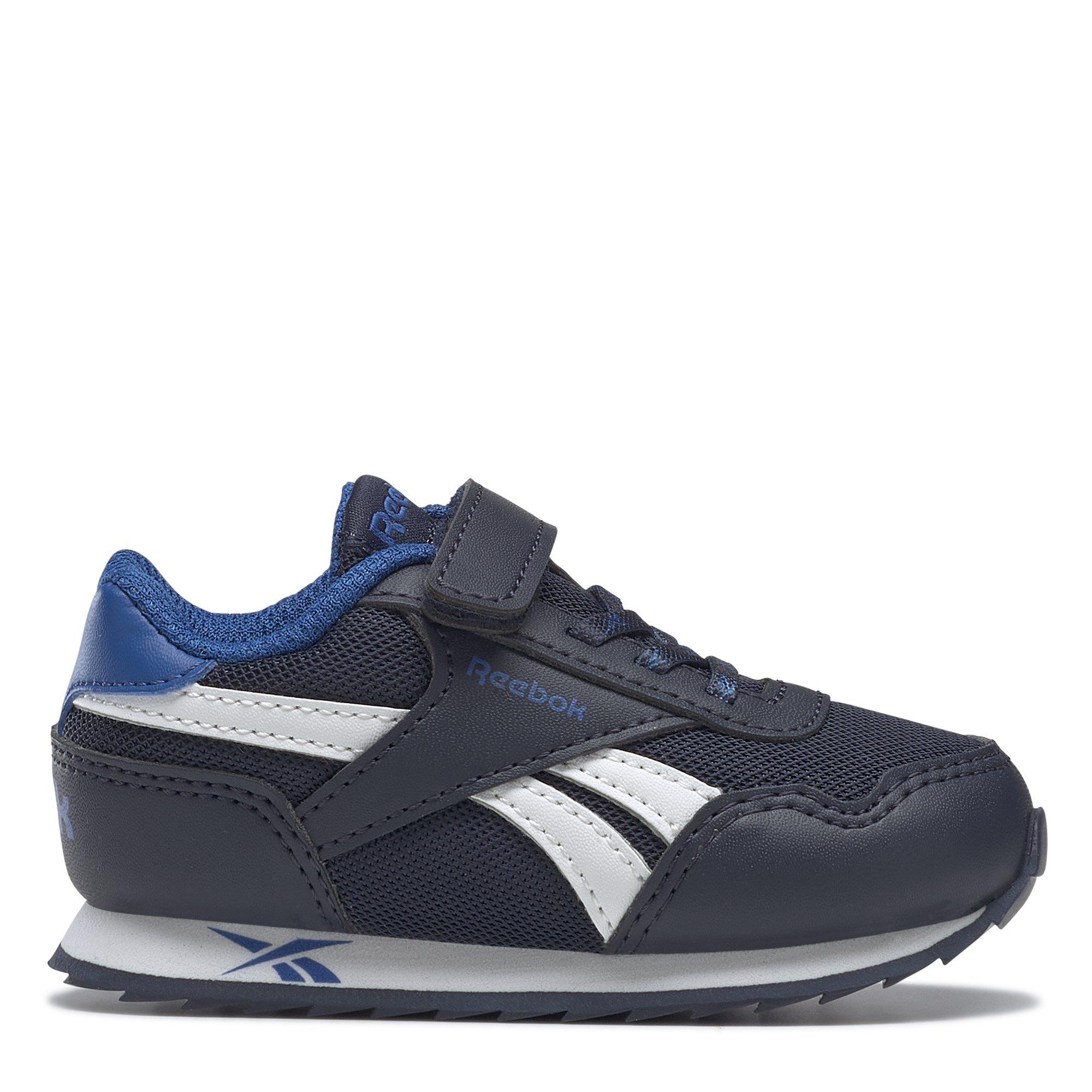 Navy/White - Reebok - Royal Classic Boys Trainers - 1