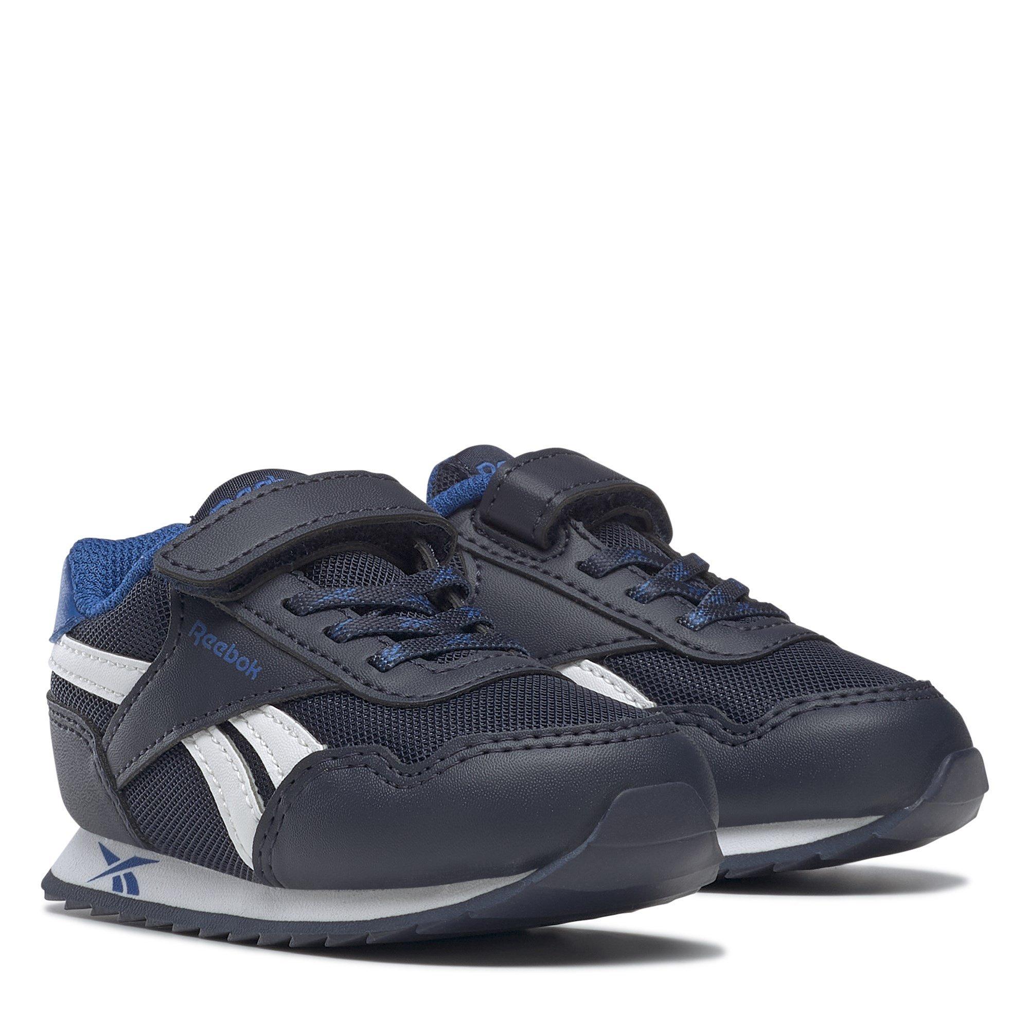 Navy/White - Reebok - Royal Classic Boys Trainers - 3