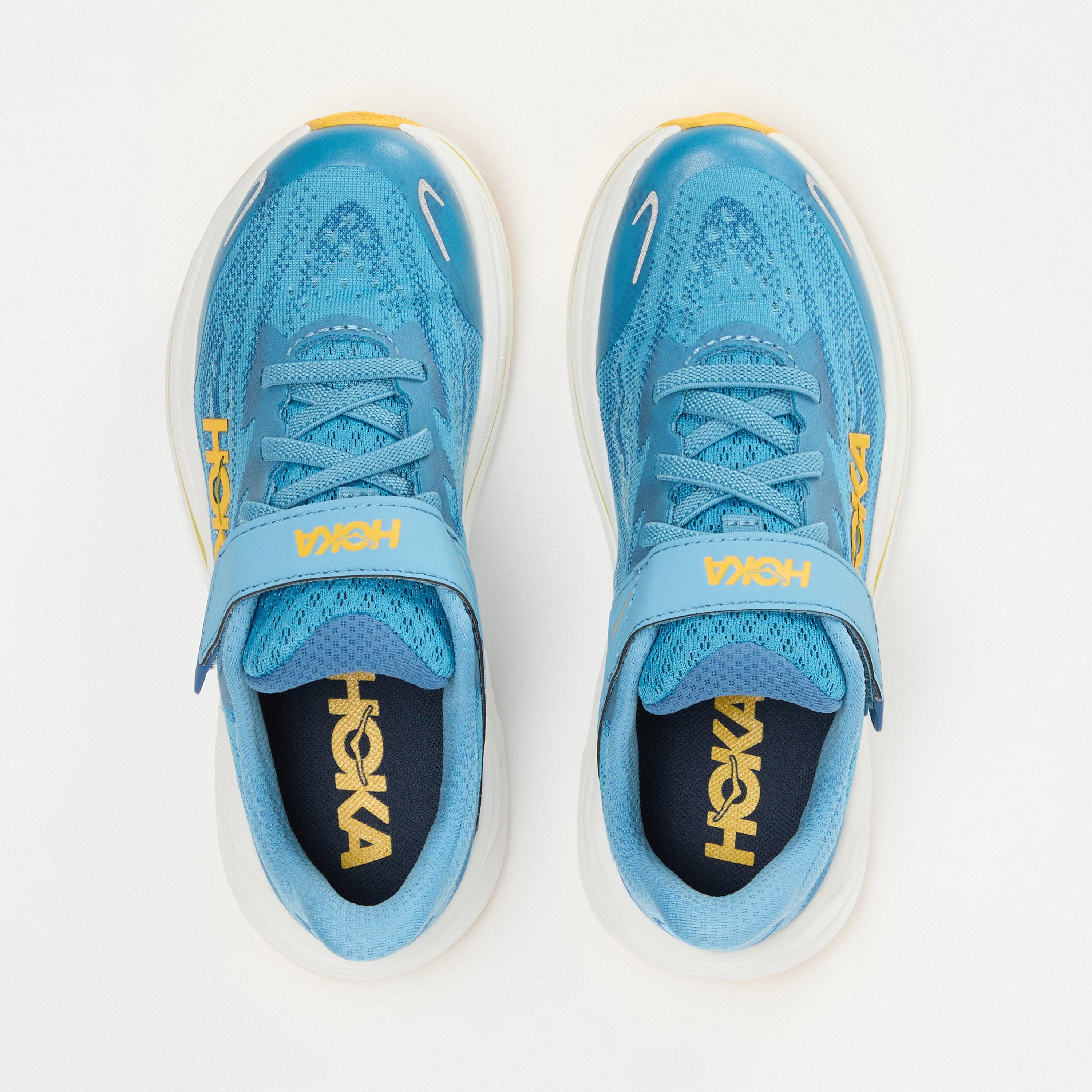 Alpine Blue ALF - Hoka - Unisex Kids' Clifton Lightweight Breathable Runners - 4