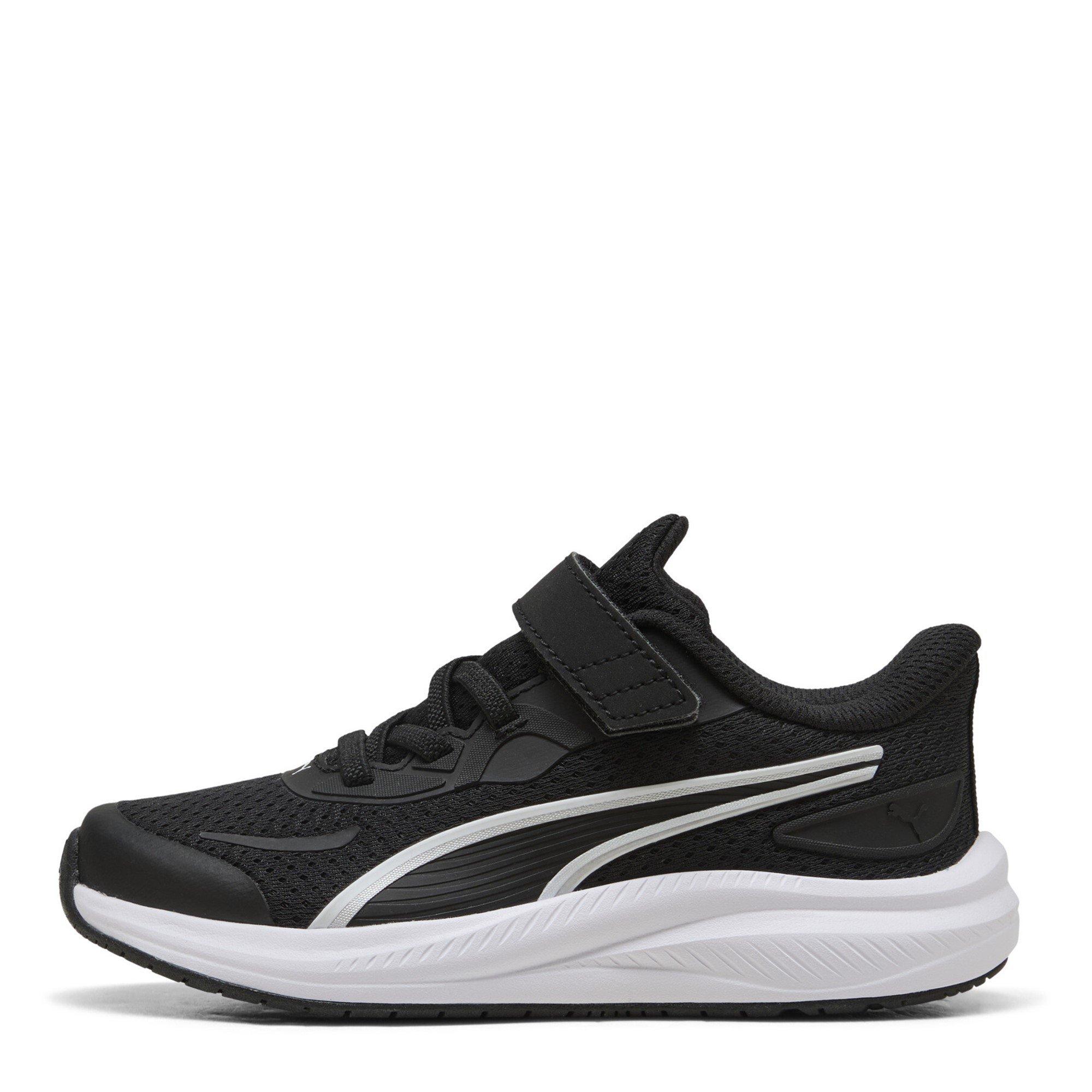 Blk-Wht-Silver - Puma - Skyrocket 2 Childrens Shoes - 2