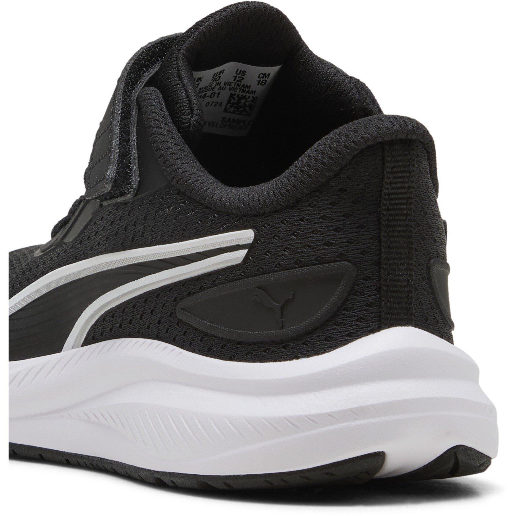 Blk-Wht-Silver - Puma - Skyrocket 2 Childrens Shoes - 5