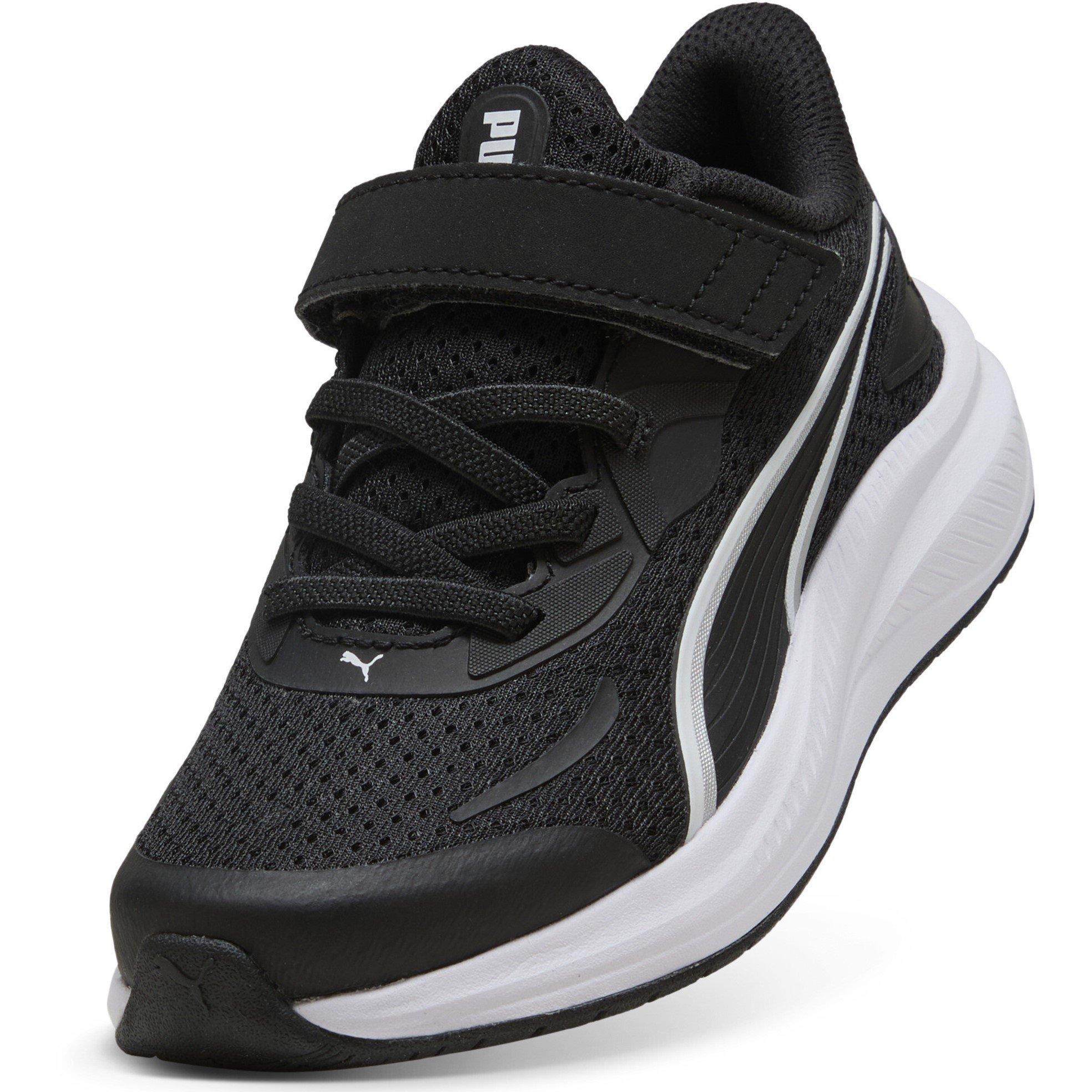 Blk-Wht-Silver - Puma - Skyrocket 2 Childrens Shoes - 6