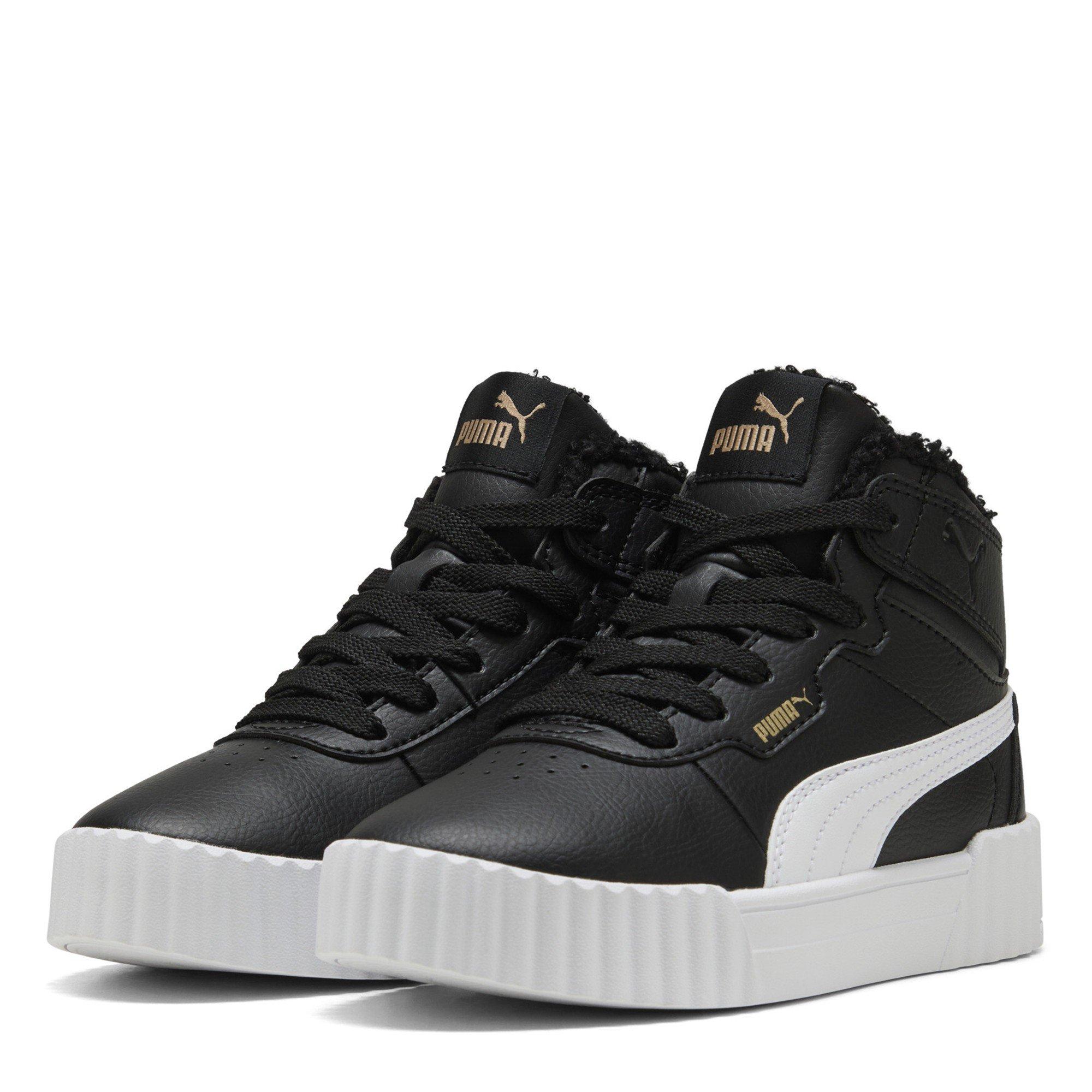Noir-Blanc - Puma - Unisex Kids' Carina 3.0 Mid High-Top Trainers - 1