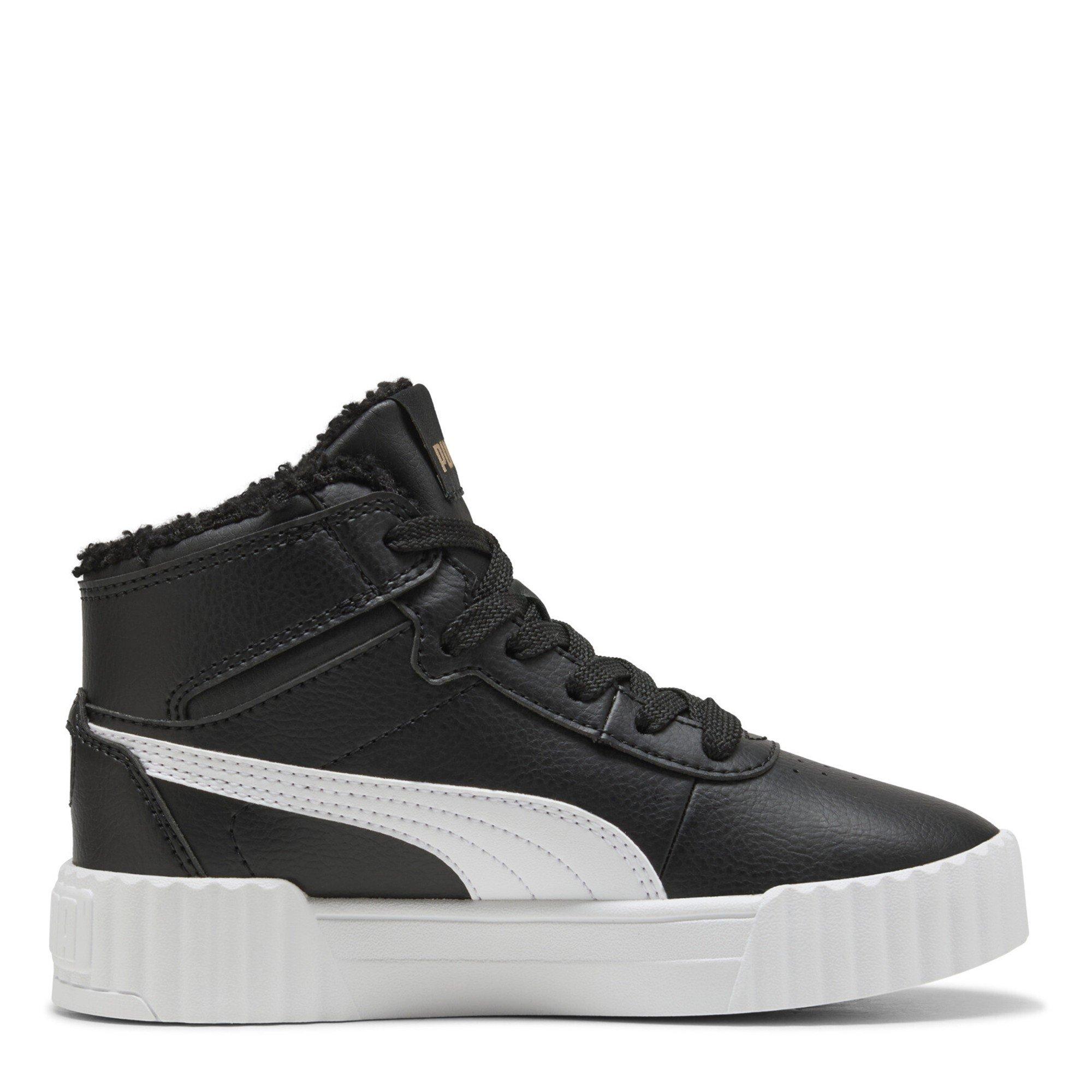 Noir-Blanc - Puma - Unisex Kids' Carina 3.0 Mid High-Top Trainers - 4