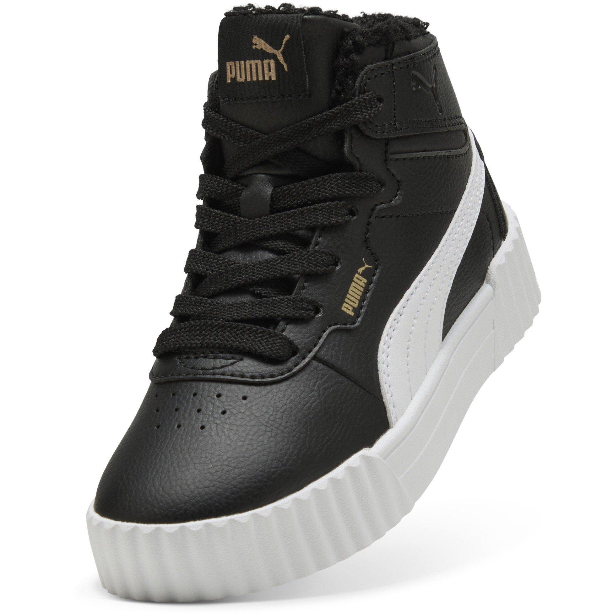 Noir-Blanc - Puma - Unisex Kids' Carina 3.0 Mid High-Top Trainers - 6