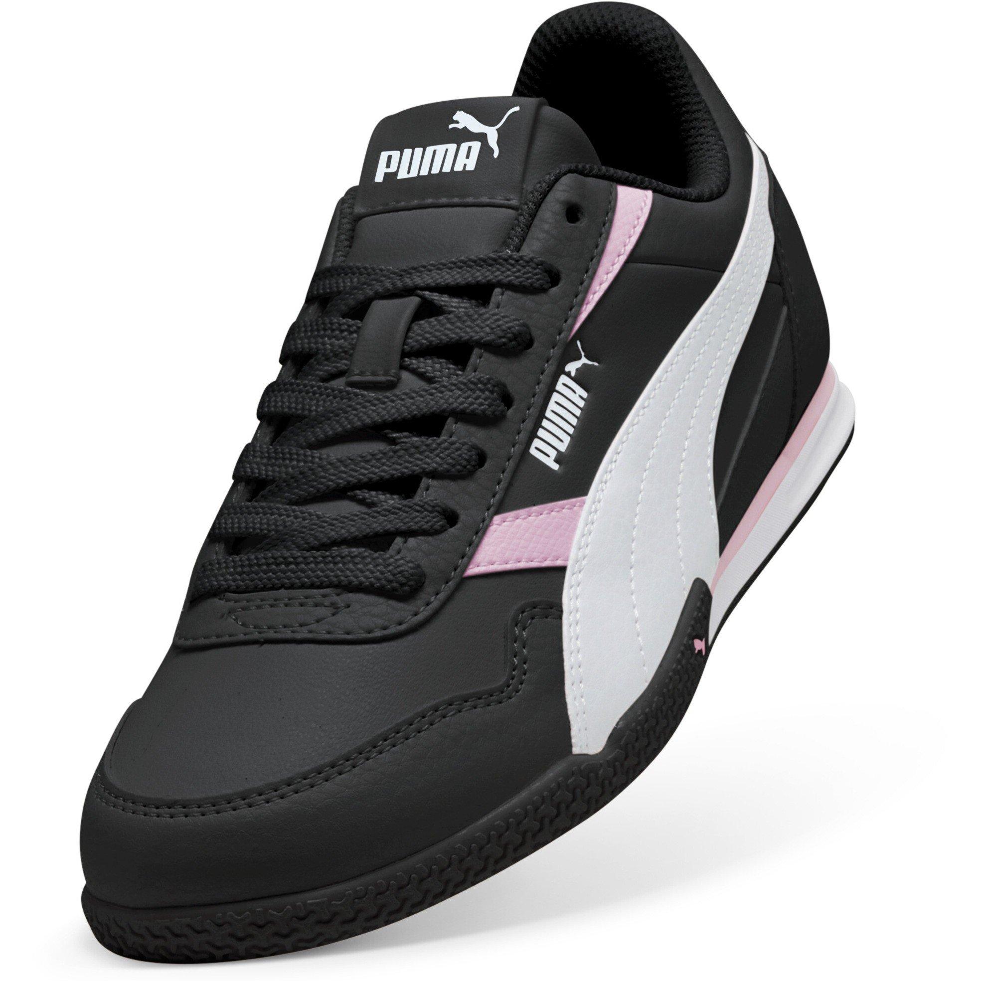 Blk-Wht-PosdPnk - Puma - Kids' Bella Donna Sl Low-Top Trainers - 6
