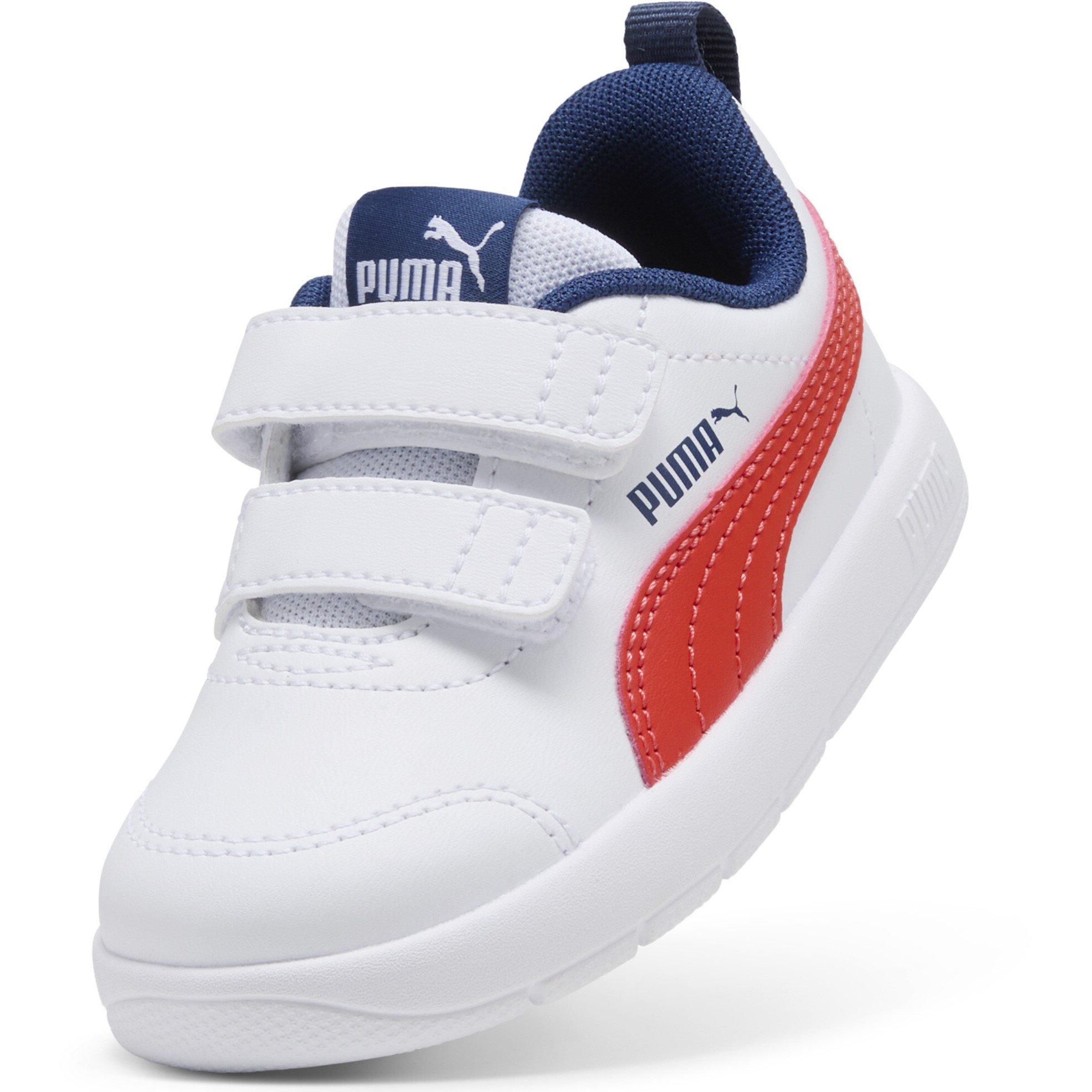 White-Red-Blue - Puma - Courtflex V3 Infants Sneakers - 6