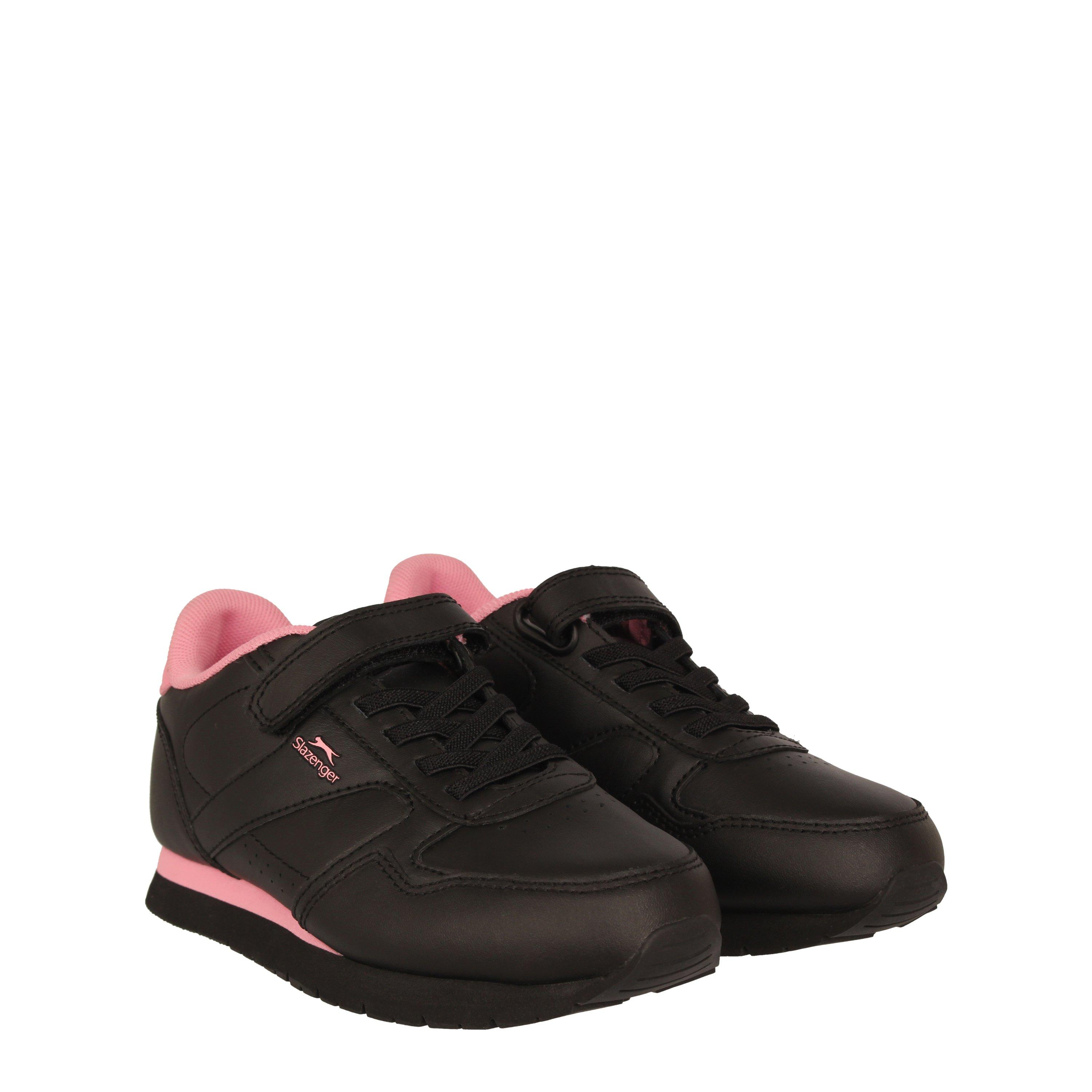 Zwart/Roze - Slazenger - Classic Trainers Childs - 3