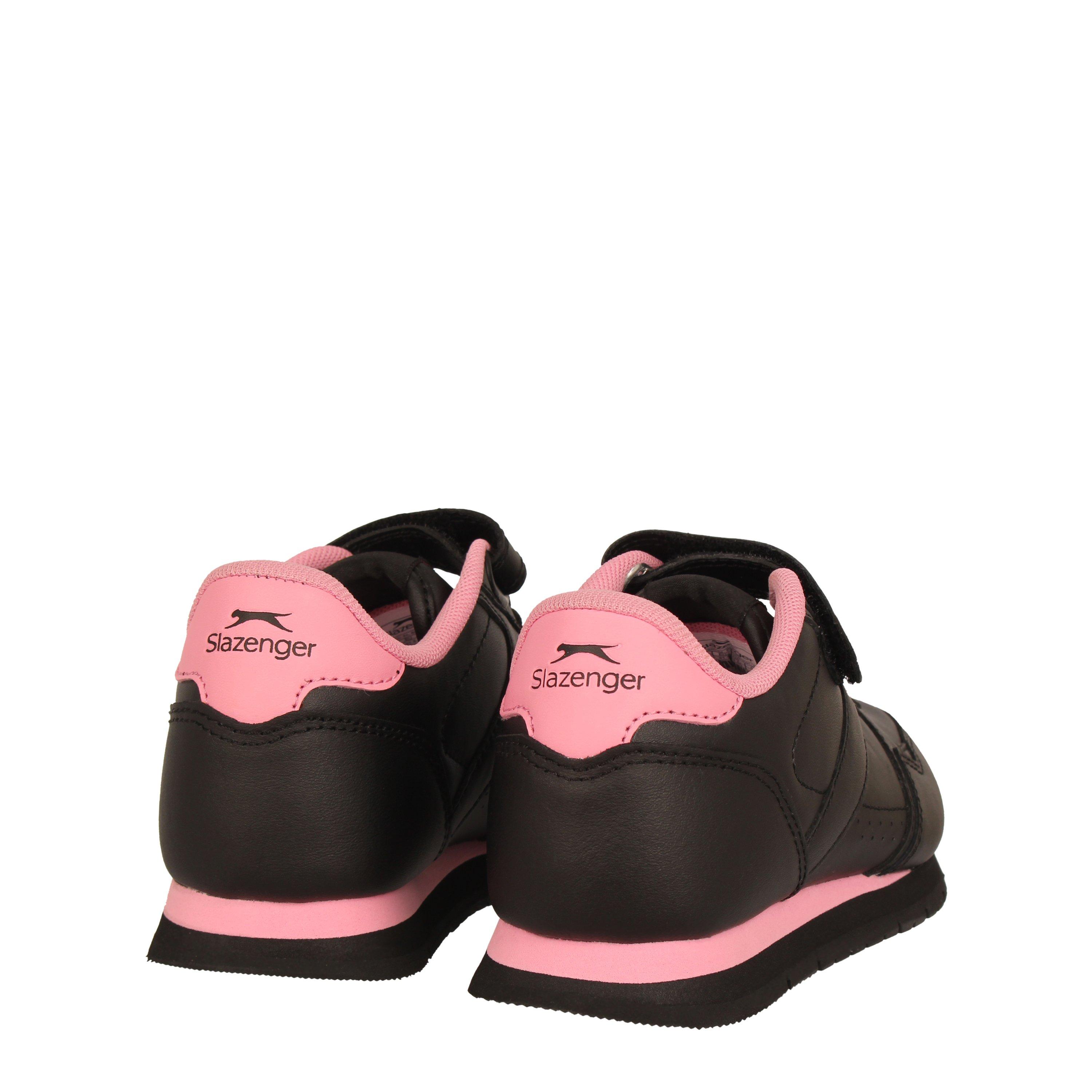 Zwart/Roze - Slazenger - Classic Trainers Childs - 4