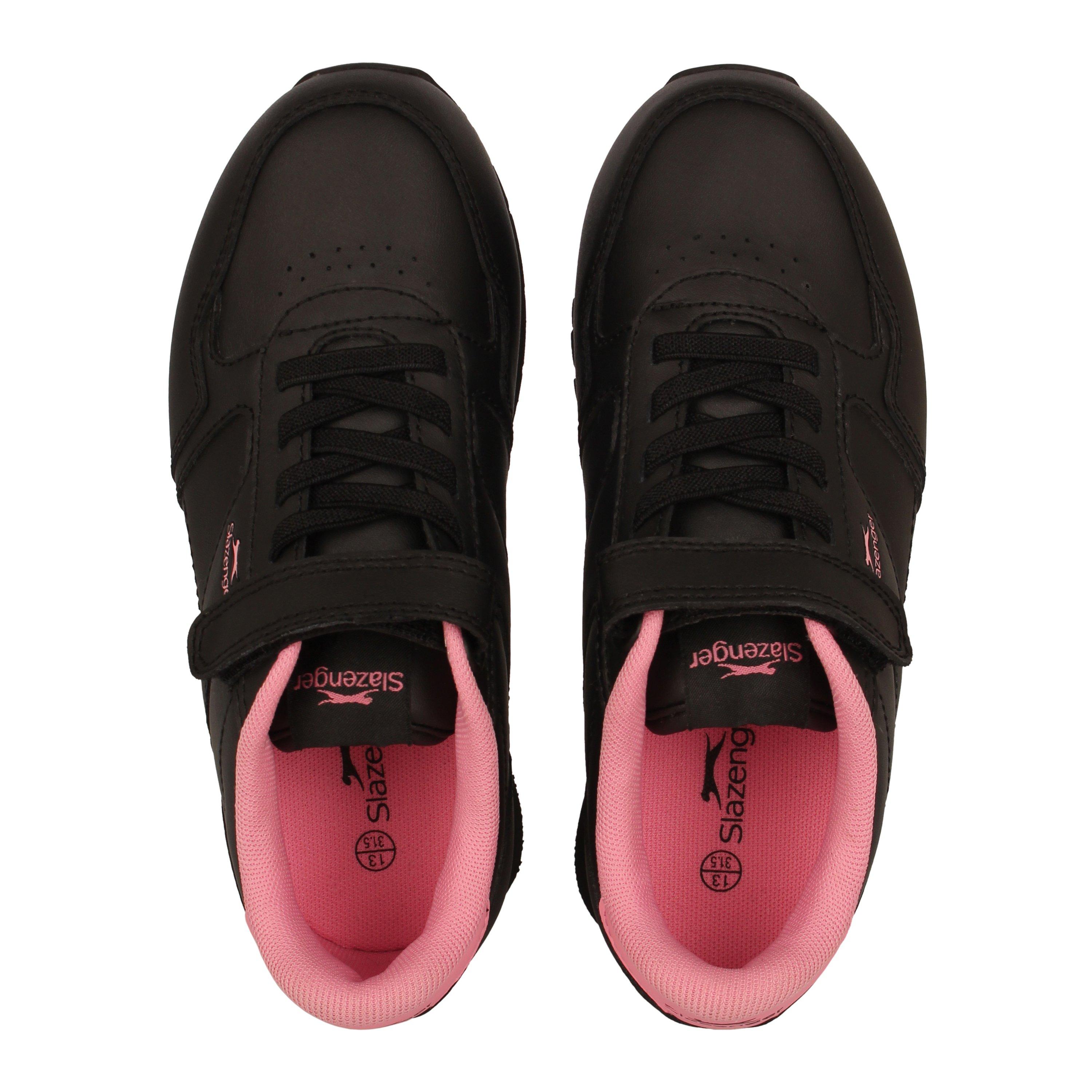 Zwart/Roze - Slazenger - Classic Trainers Childs - 5