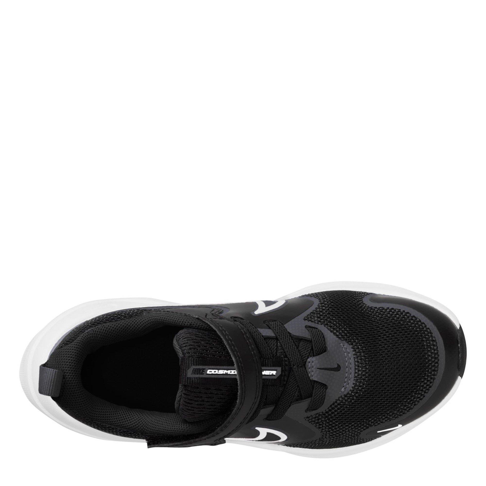 Blk/Wht/Anthra - Nike - Cosmic Runner Childrens Shoes - 9