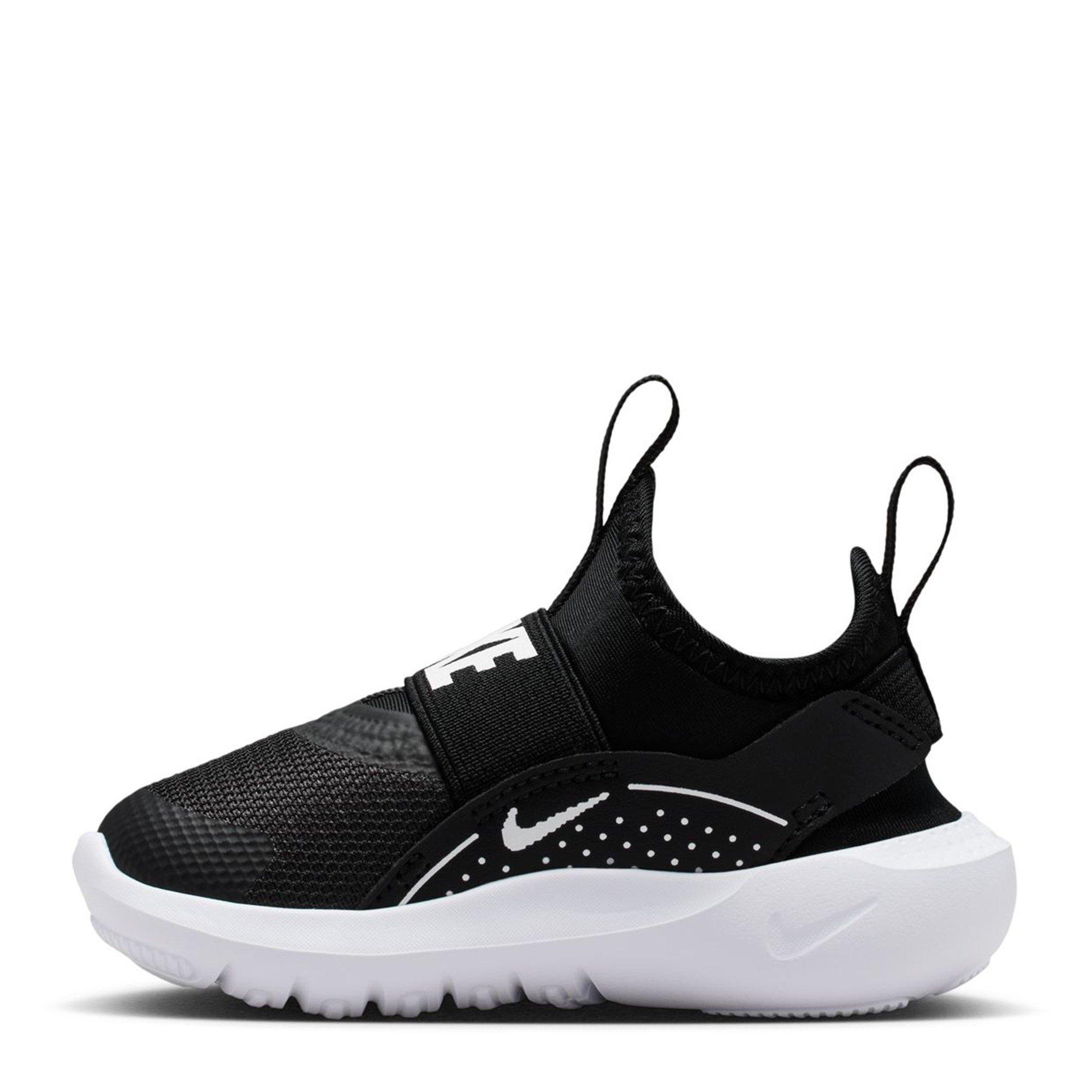 Black/Blk/White - Nike - Flex Runner 4 Infant Shoes - 2
