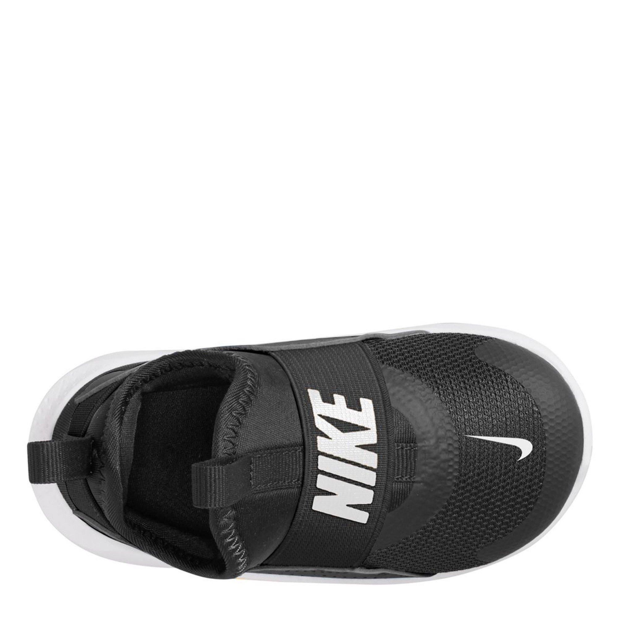 Black/Blk/White - Nike - Flex Runner 4 Infant Shoes - 8