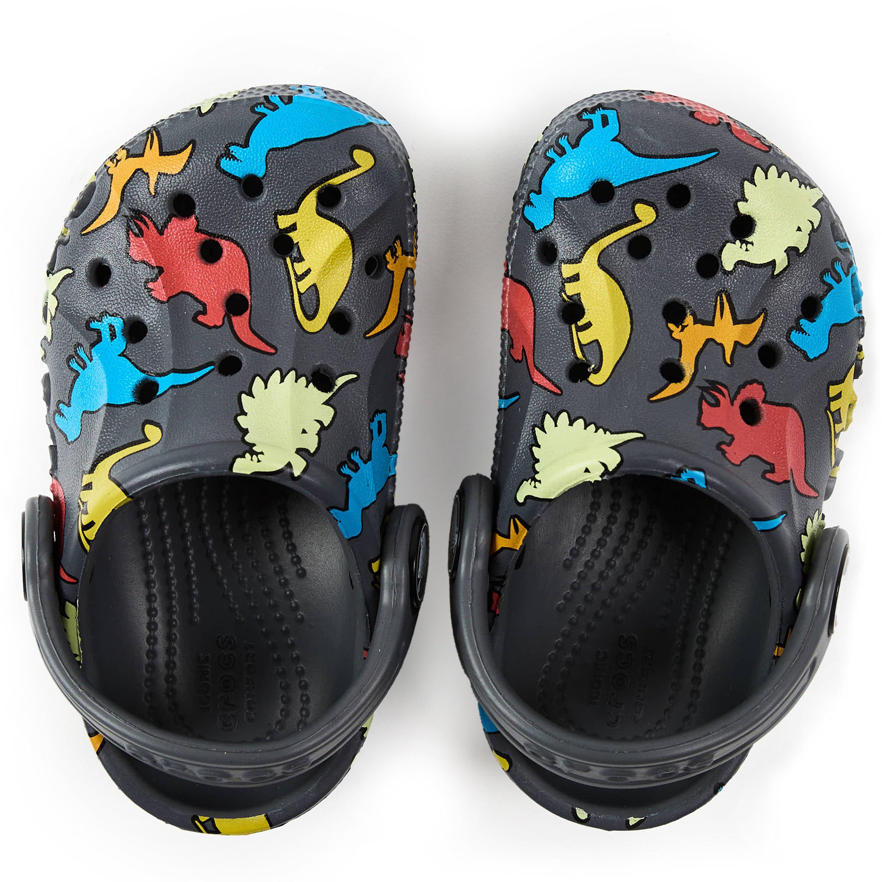 Dino Print - Crocs - Kids' Baya Clogs - 4