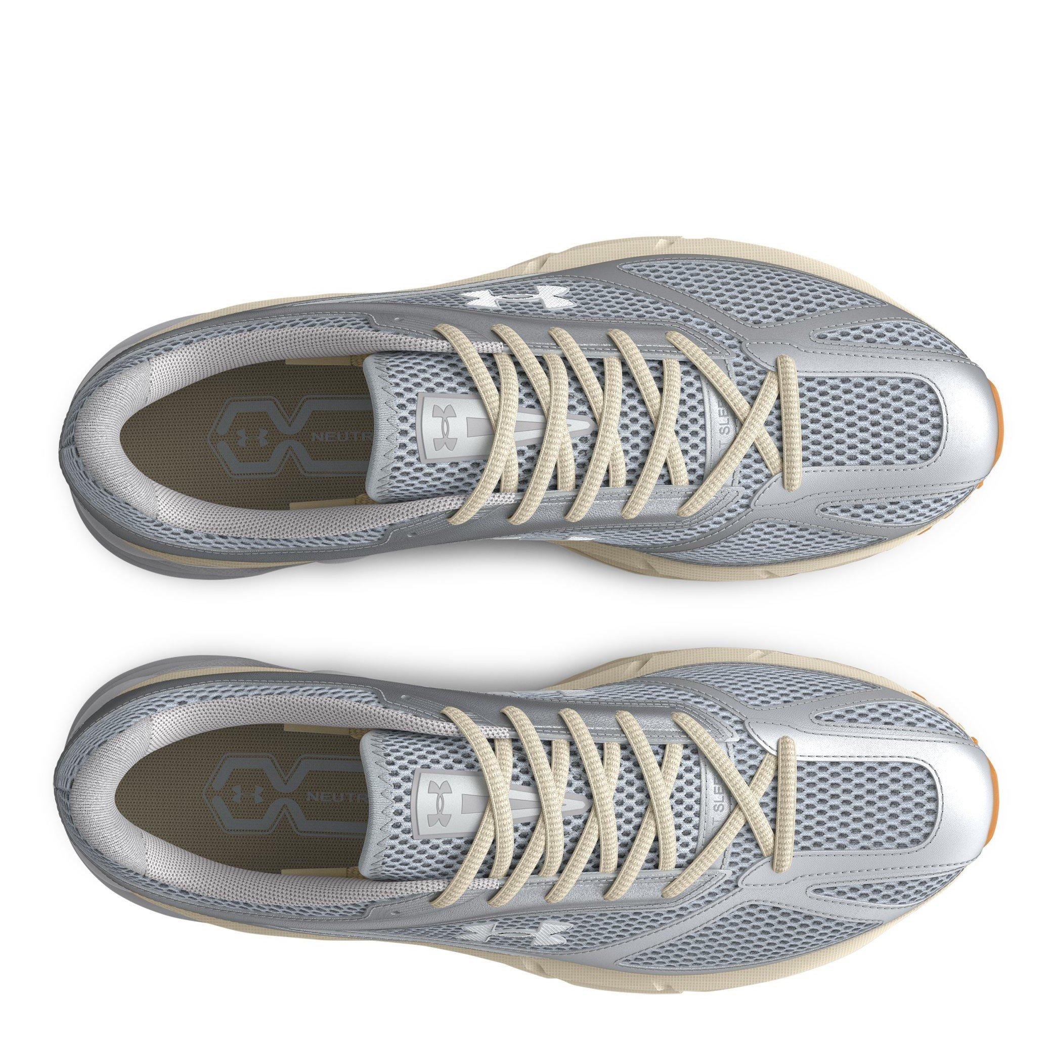 Grey - Under Armour - Armour Ua Hovr Apparition Rtrftr Tc Runners Unisex Kids - 4