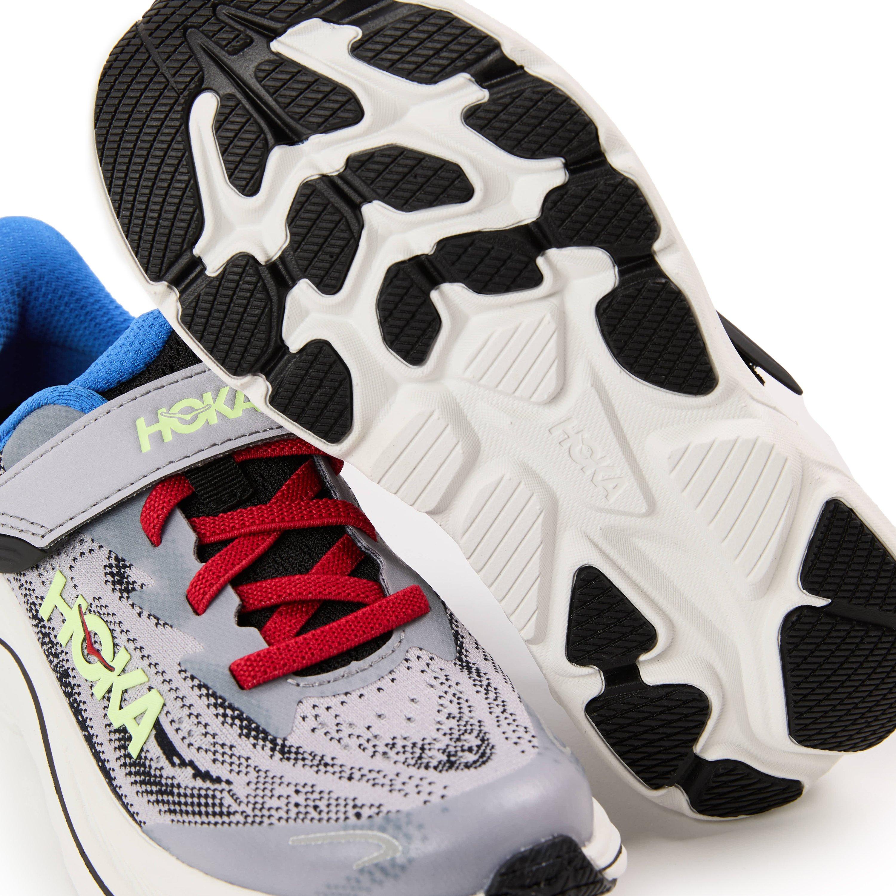 Foggy/Black - Hoka - Unisex Kids' Clifton Clifton Runners - 3