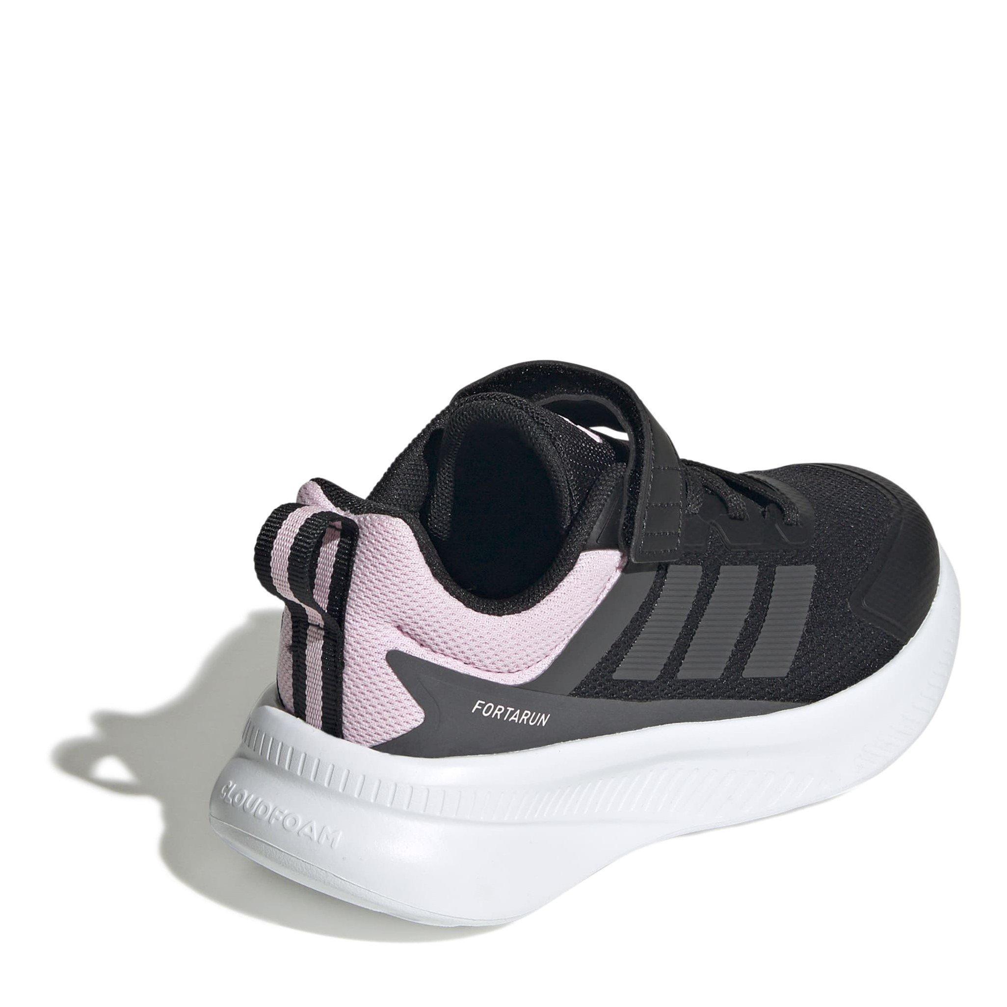 CBlk/Grey/Pink - adidas - Adidas FortaRun 4.0 Juniors Shoes - 4