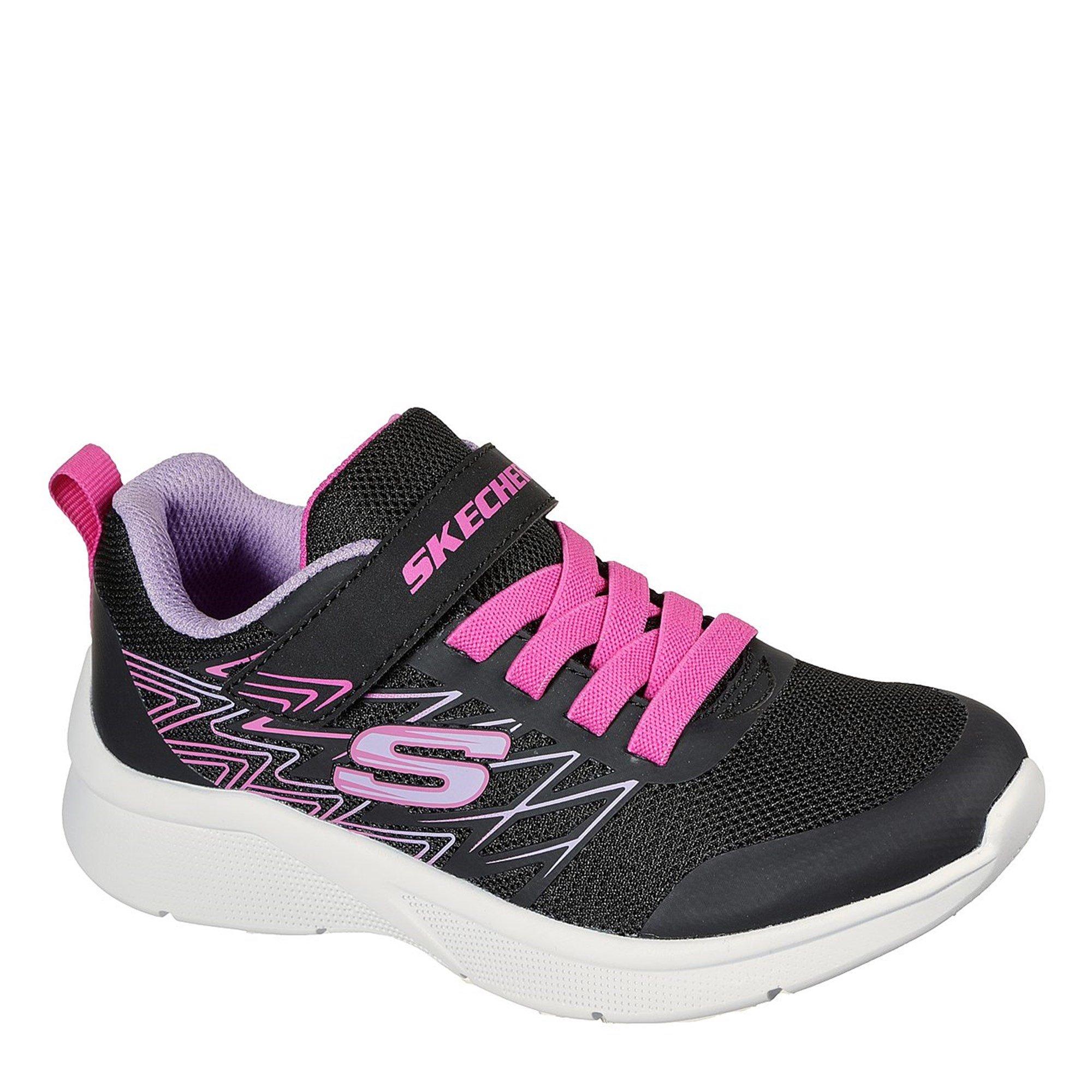Preto/Rosa - Skechers - Microspec Runners Child Girls - 3