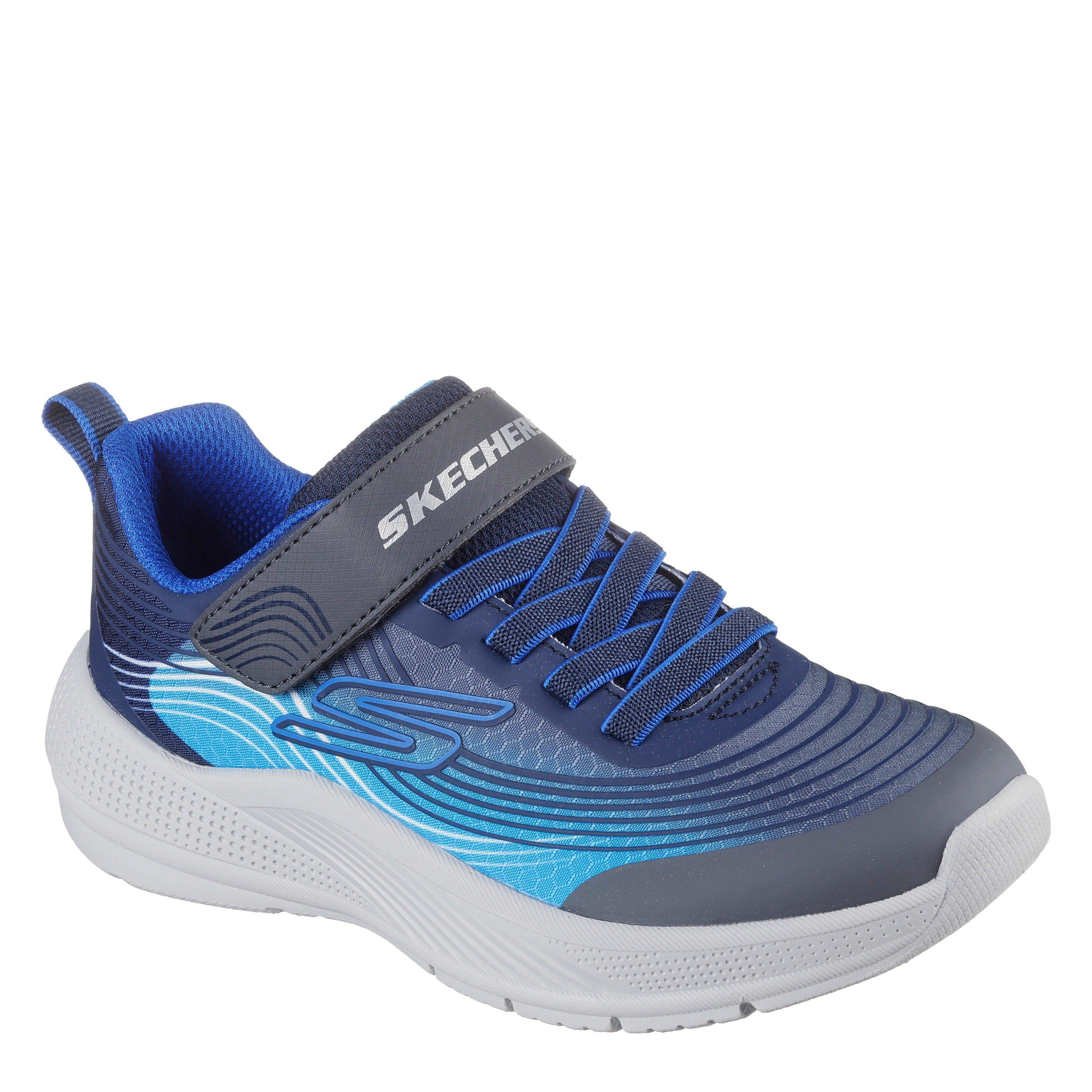 Preto/Azul - Skechers - Microspec T Runners Child Boys - 3