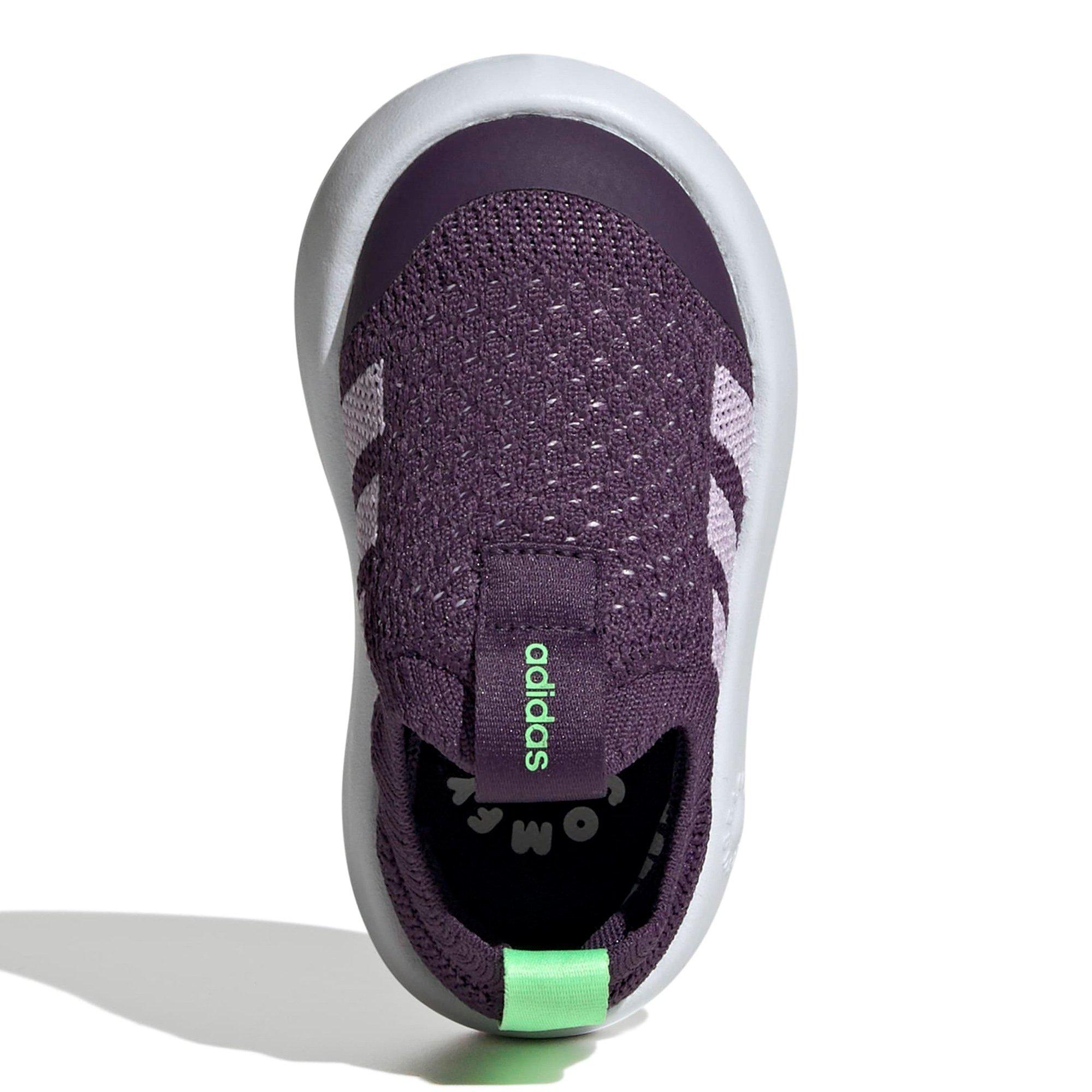 Plum/Lime Burst - adidas - adidas Bubblecomfy Infants Shoes - 3