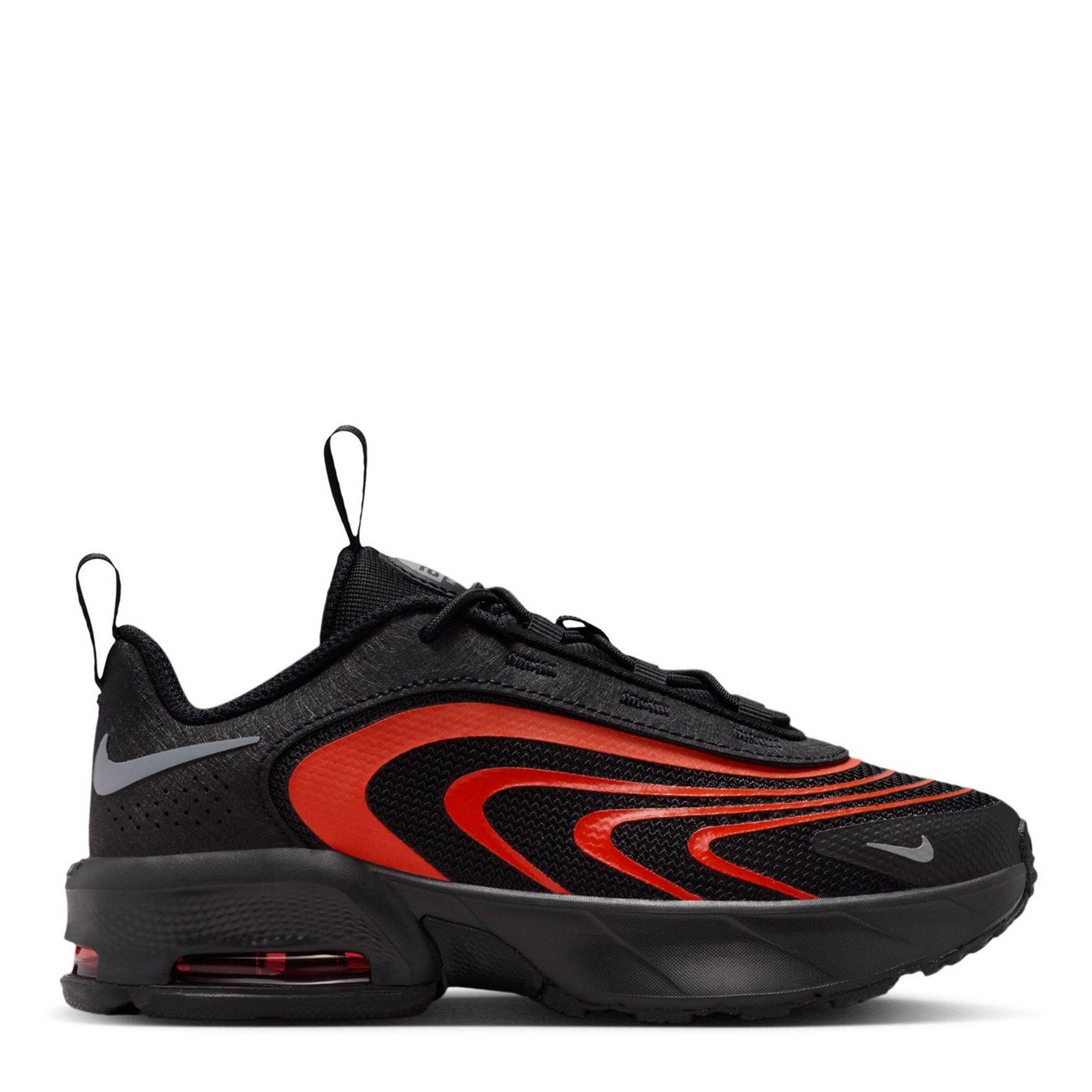Nike Boys Kids' Air Max Fire Trainers - Black/Orange - C11 (28.5)