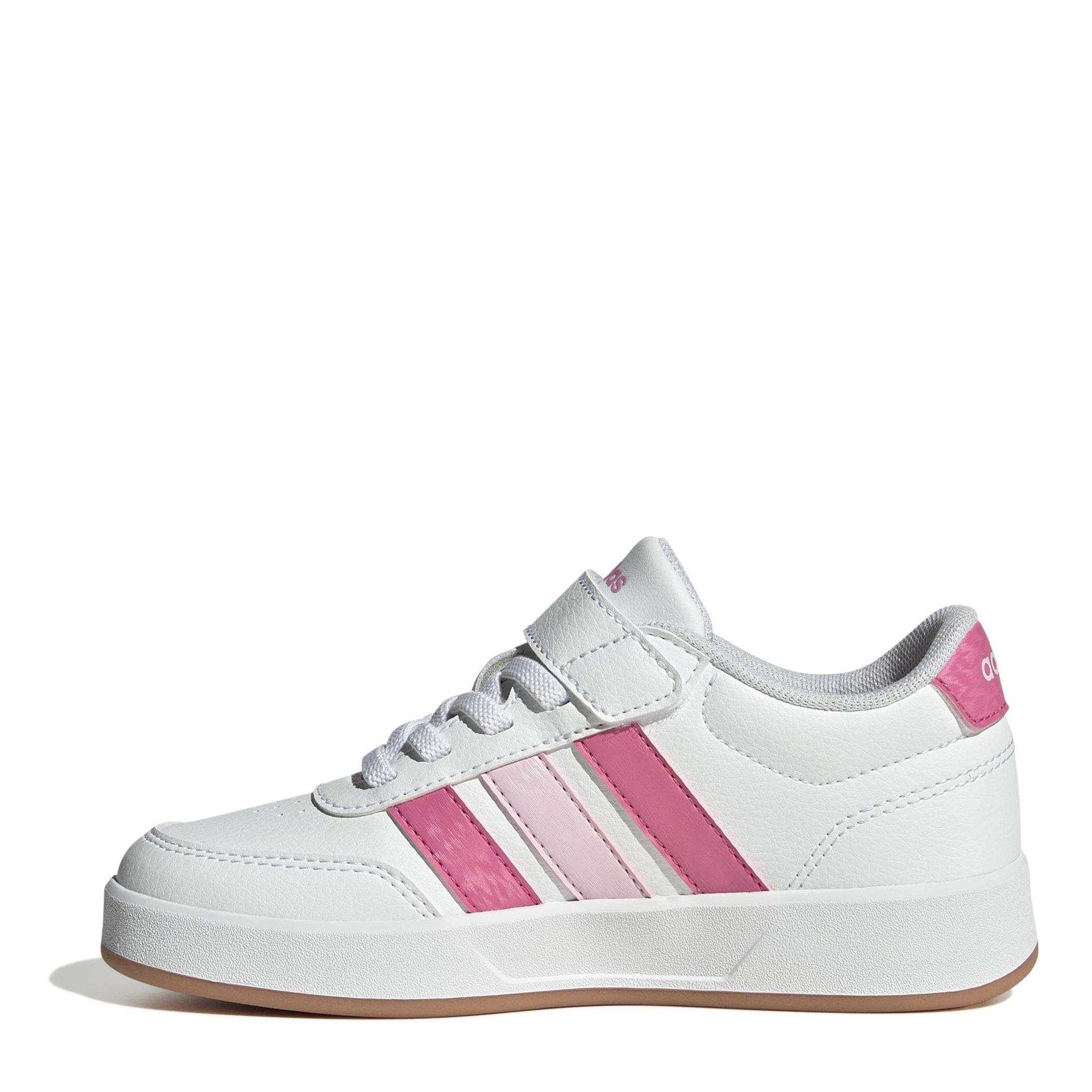 White/Pink - adidas - Kids' Breaknet Runner - 2