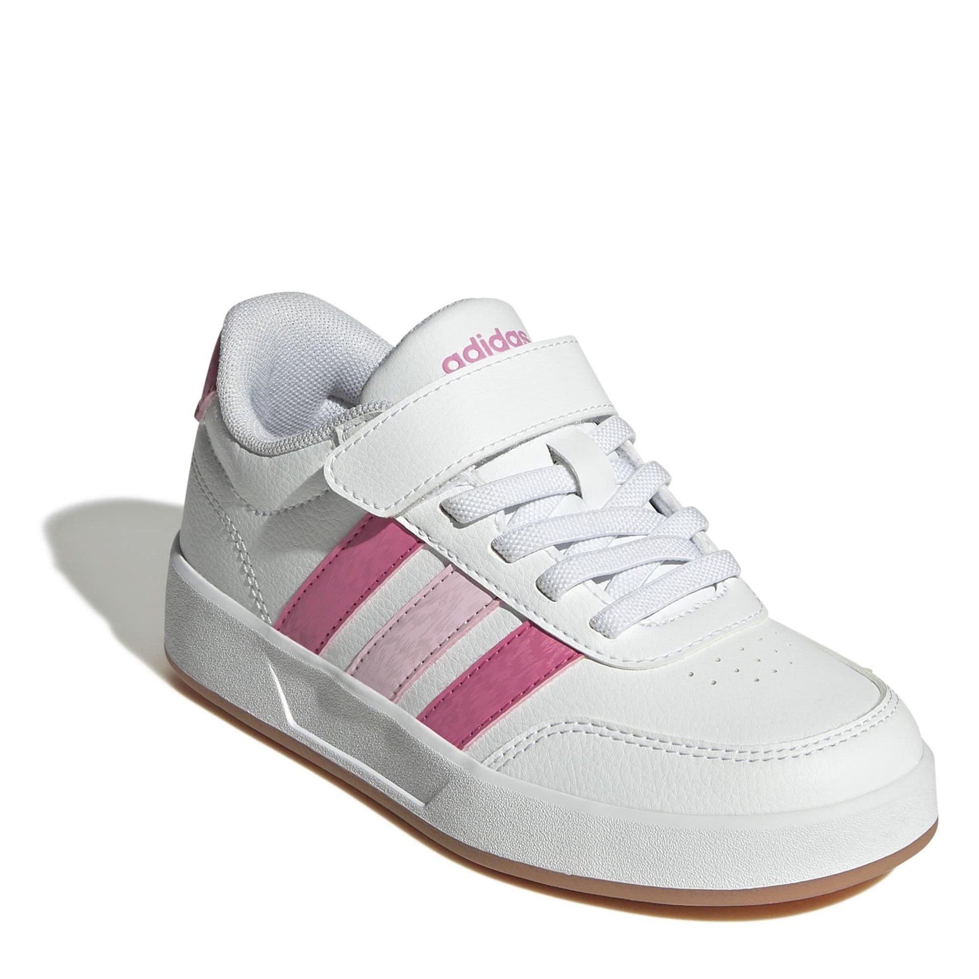 White/Pink - adidas - Kids' Breaknet Runner - 3