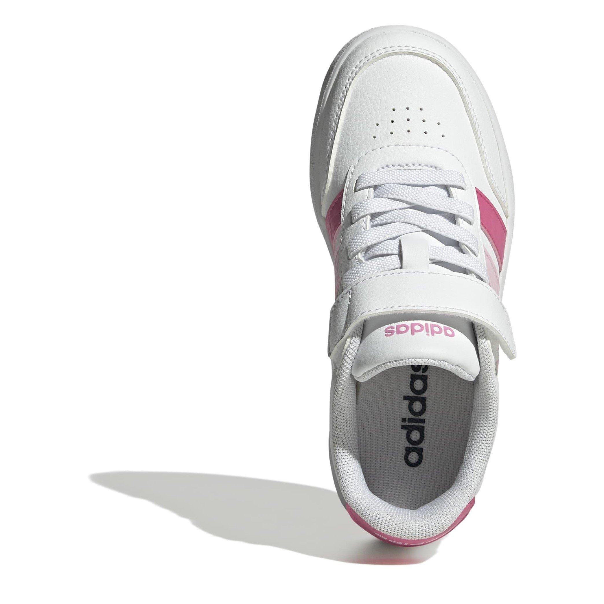 White/Pink - adidas - Kids' Breaknet Runner - 5