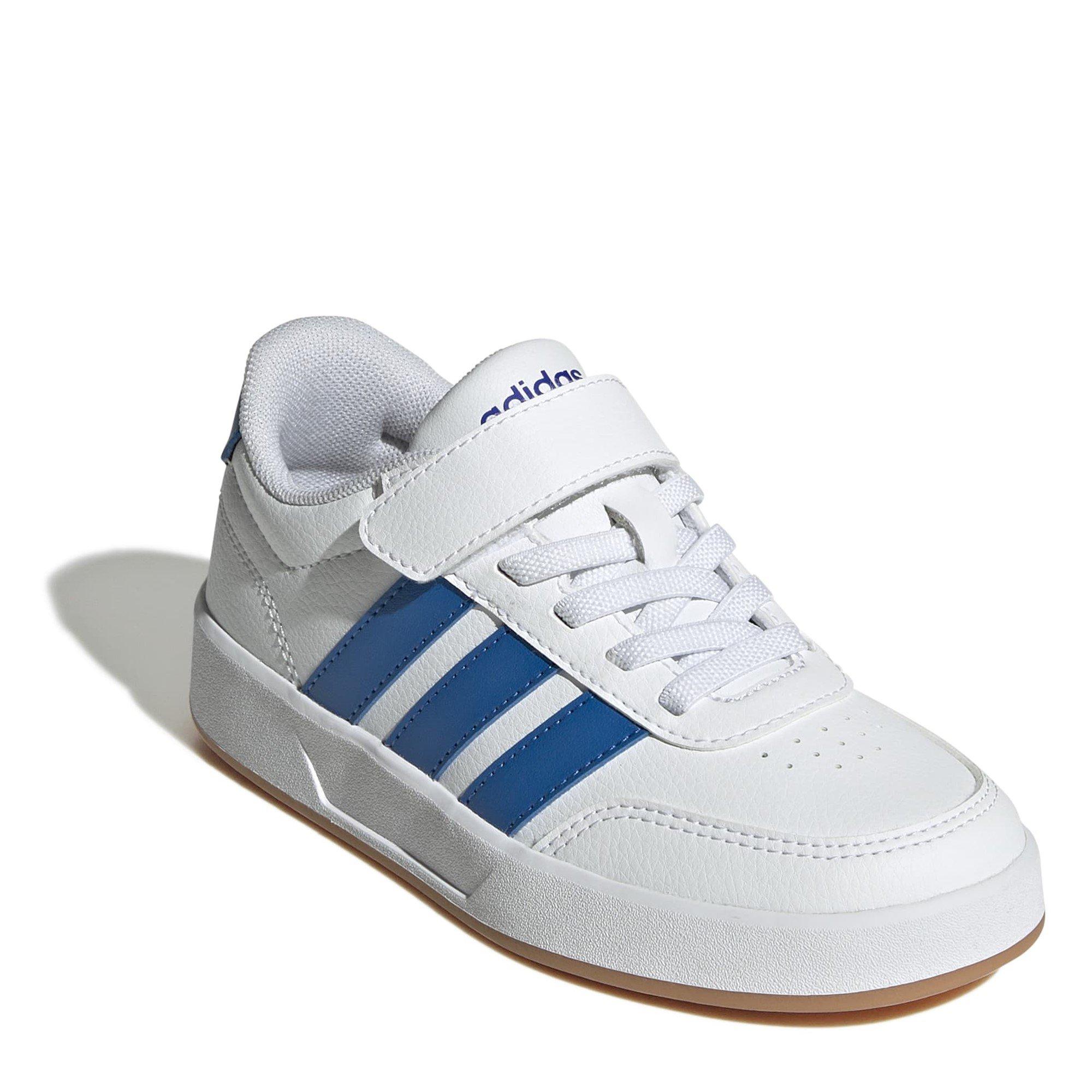 White/Royal/Wht - adidas - Kids' Breaknet Runner - 3