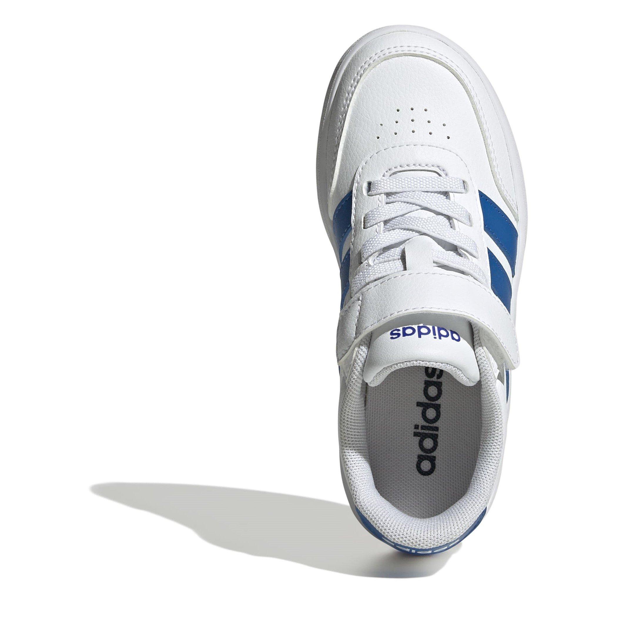 White/Royal/Wht - adidas - Kids' Breaknet Runner - 5