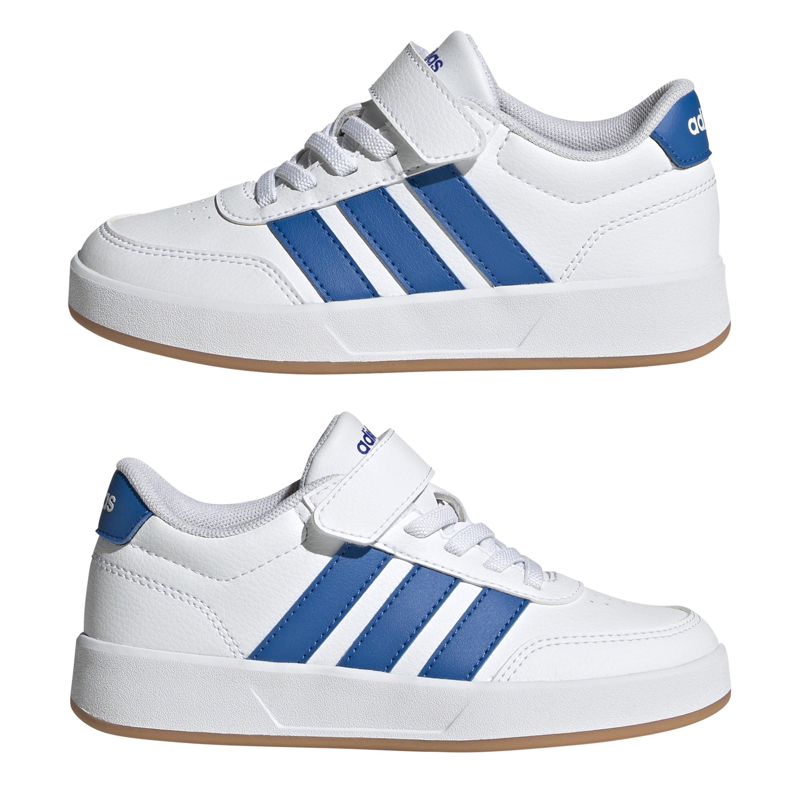 White/Royal/Wht - adidas - Kids' Breaknet Runner - 9