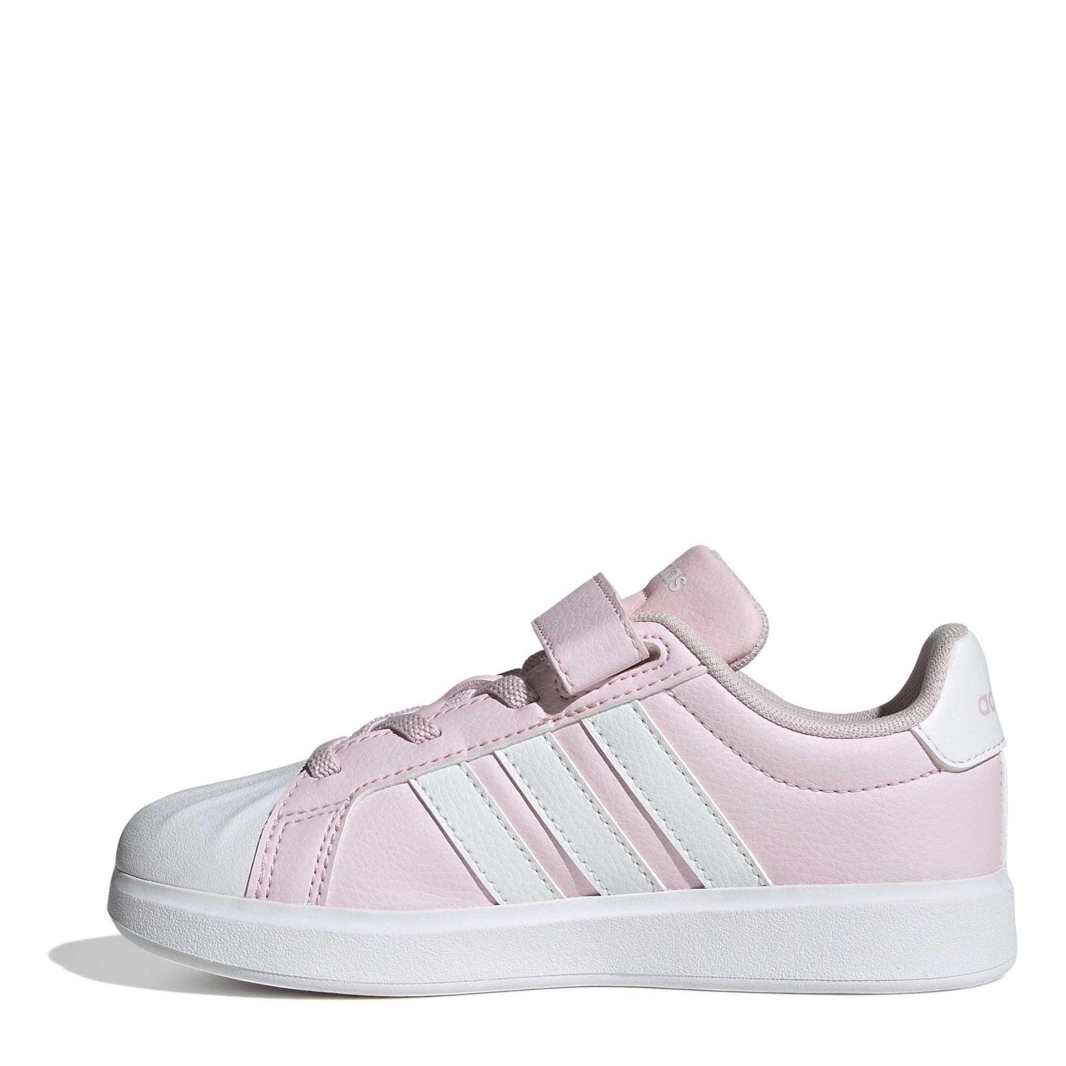 Pink/White/Grey - adidas - Streettalk Childrens Shoes - 2