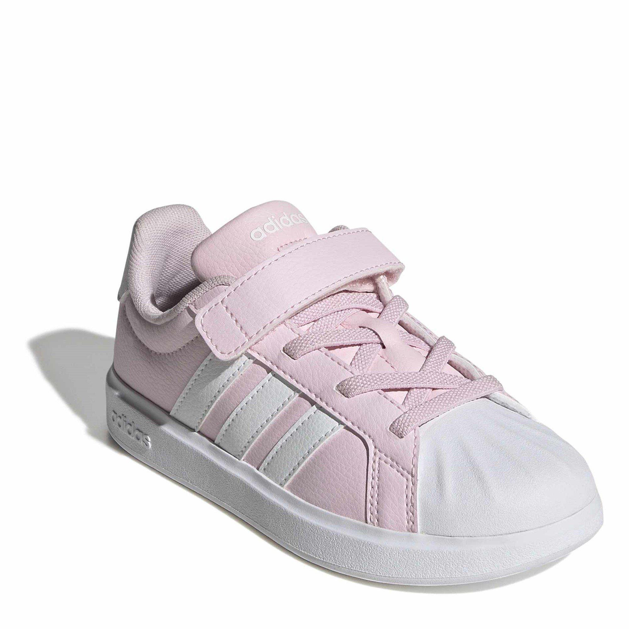 Pink/White/Grey - adidas - Streettalk Childrens Shoes - 3