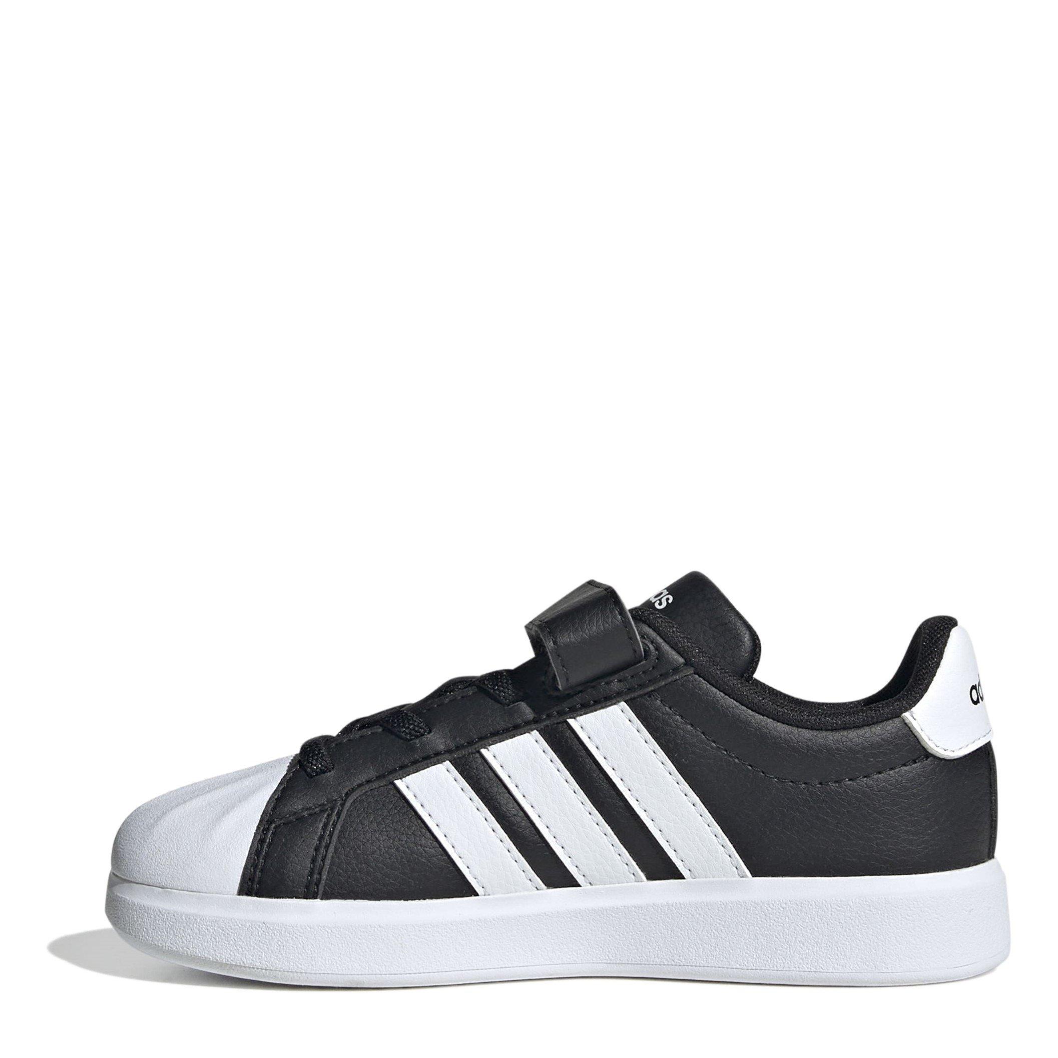 CBlack/White - adidas - Streettalk Childrens Shoes - 2