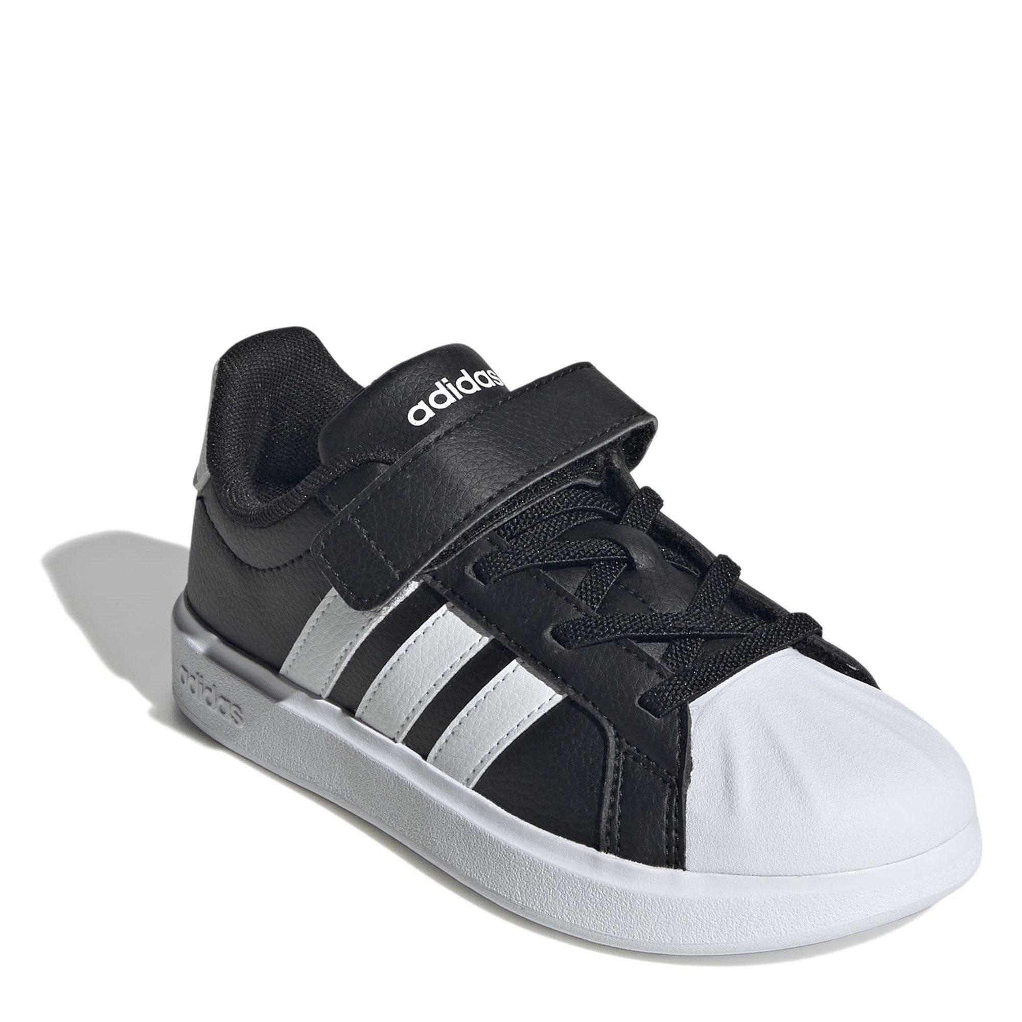 CBlack/White - adidas - Streettalk Childrens Shoes - 3