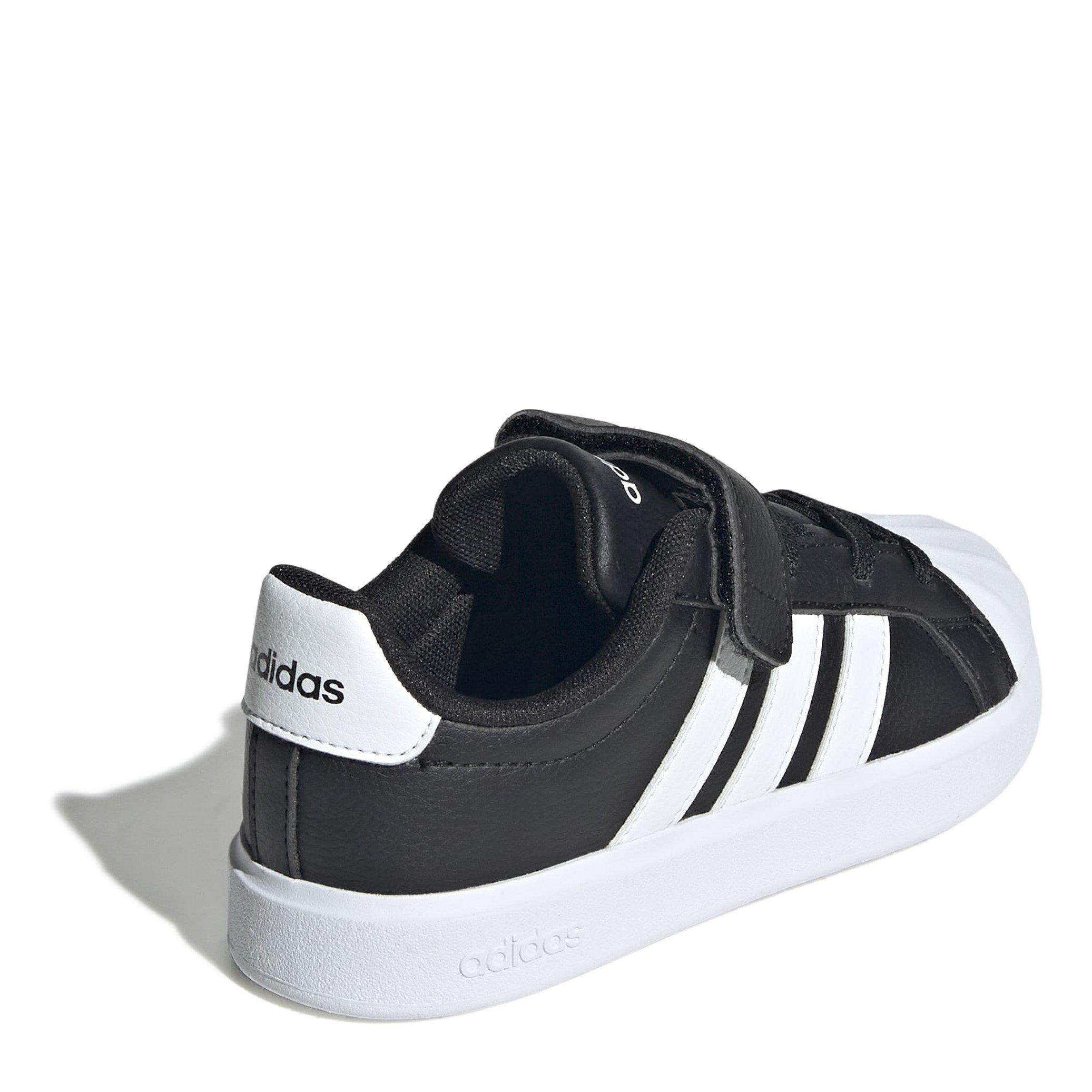 CBlack/White - adidas - Streettalk Childrens Shoes - 4