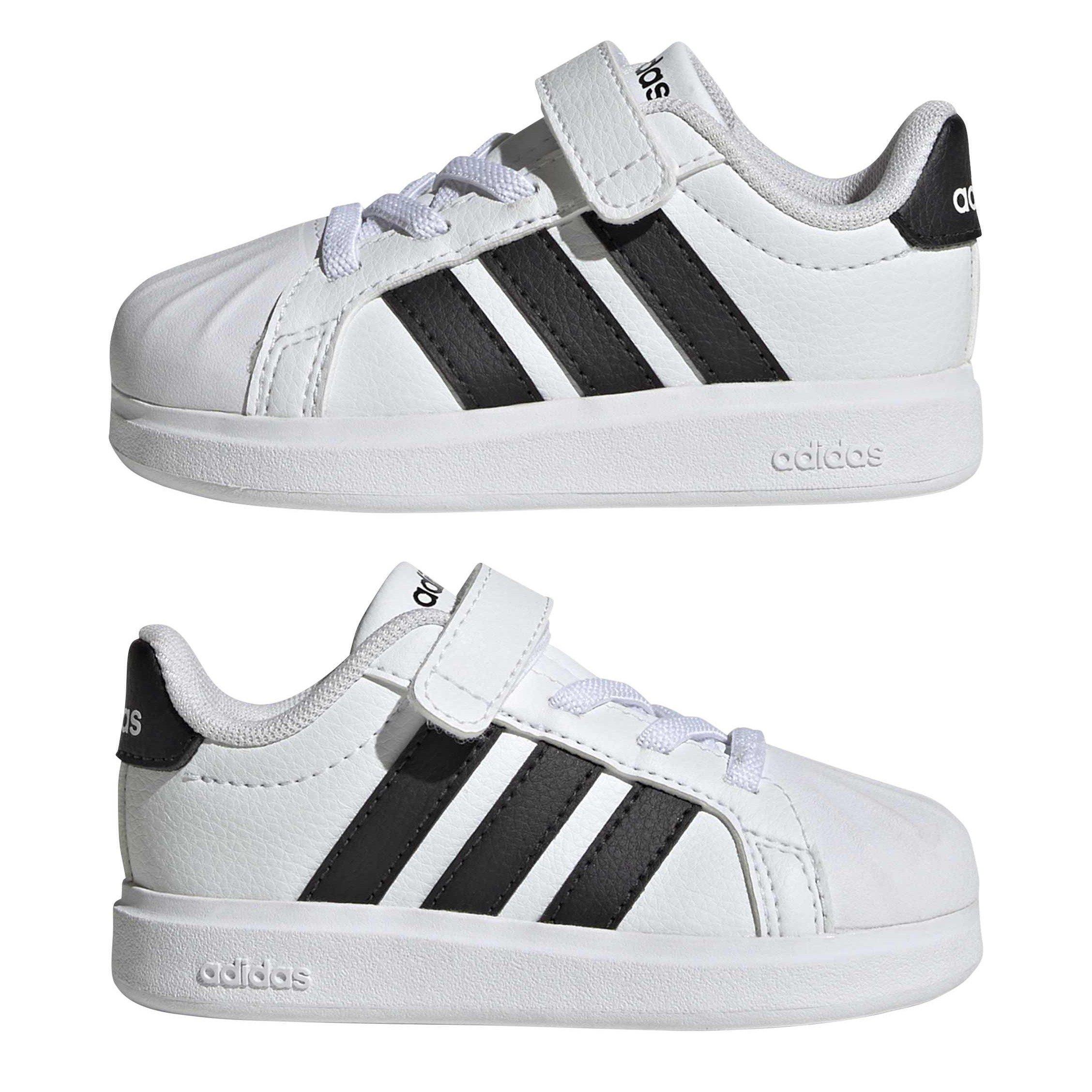 White/Black/blk - adidas - Streettalk EL Infant Runners - 9