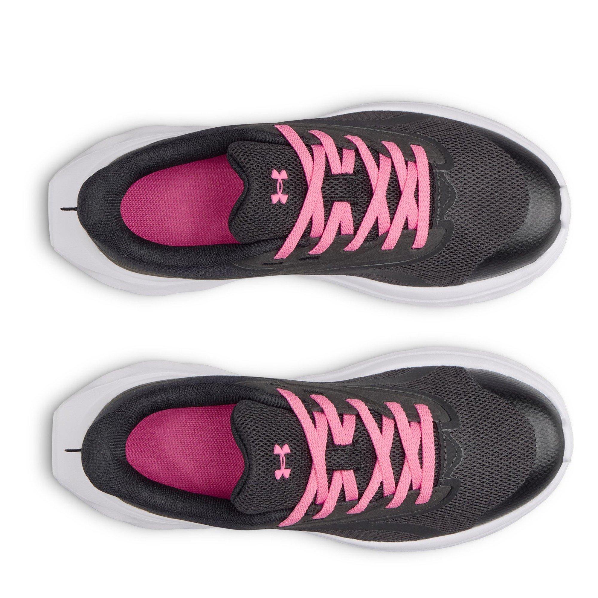 Black/Pink - Under Armour - Under Armour Ascend Kids Trainers - 4