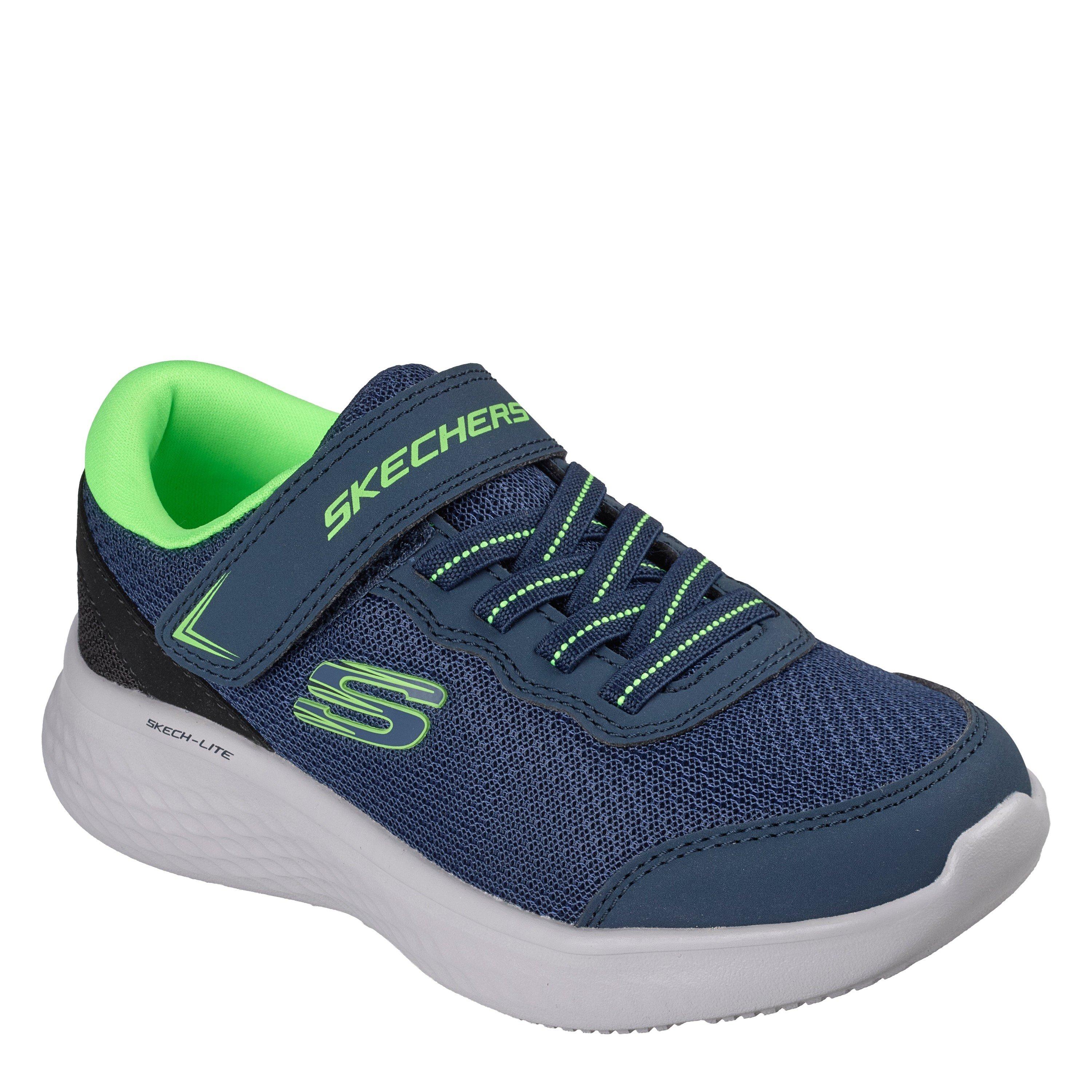 NAVY/LIME - Skechers - Kids' Lite Pro Runners - 3