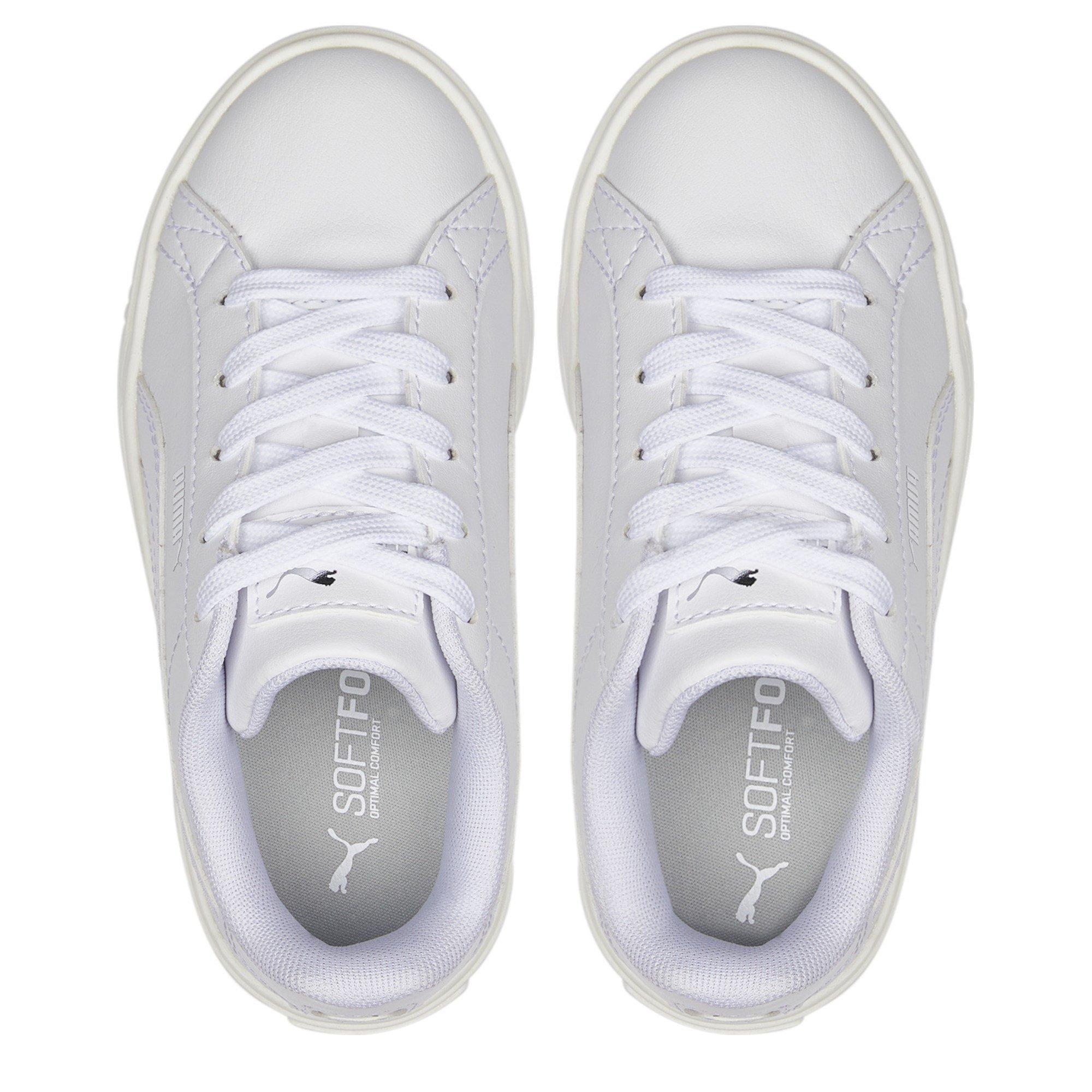 White/White - Puma - Karmen Low Trainers Girls - 6