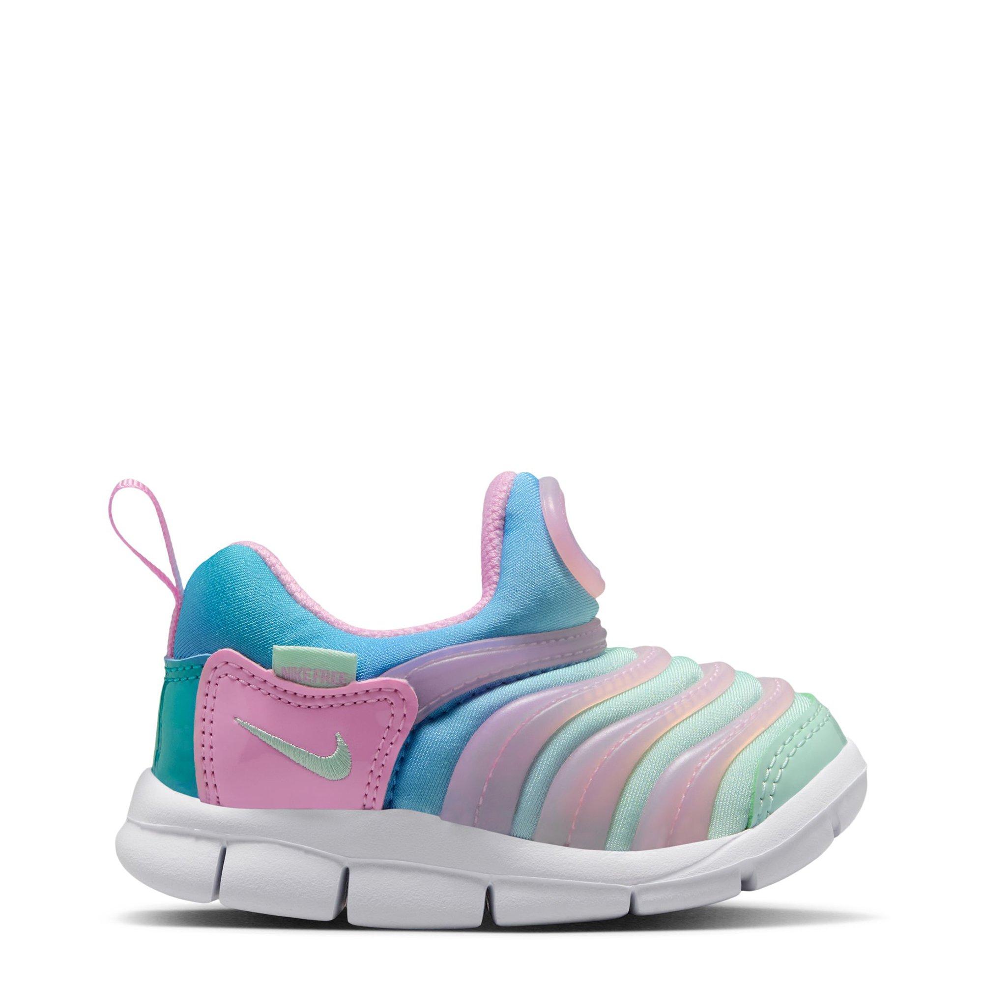 Pink/Grn-White - Nike - Dynamo Free Infant Shoes - 1