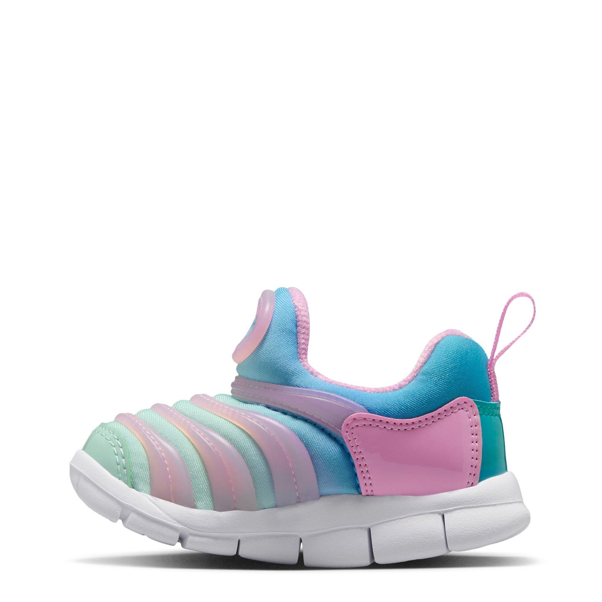 Pink/Grn-White - Nike - Dynamo Free Infant Shoes - 2