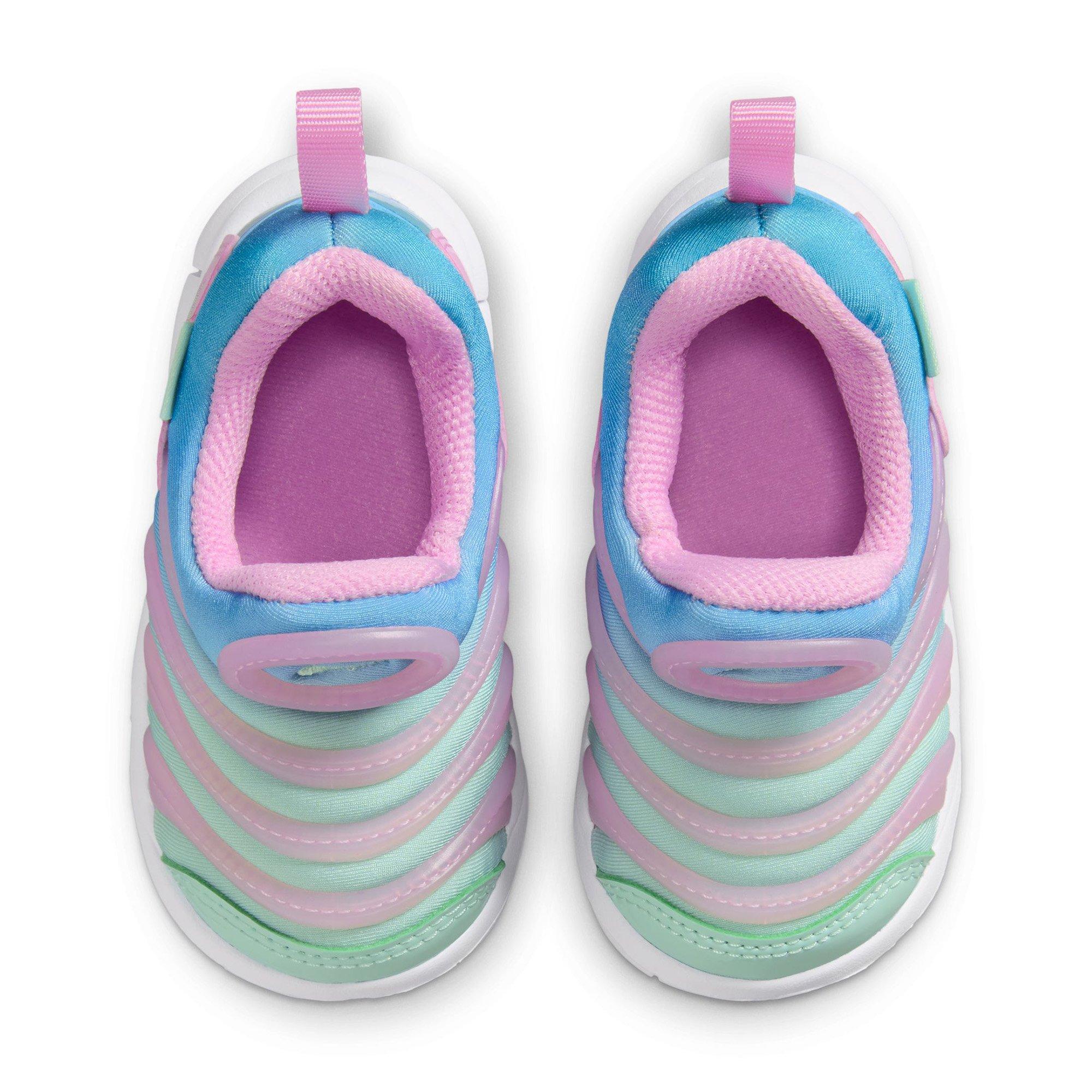 Pink/Grn-White - Nike - Dynamo Free Infant Shoes - 4