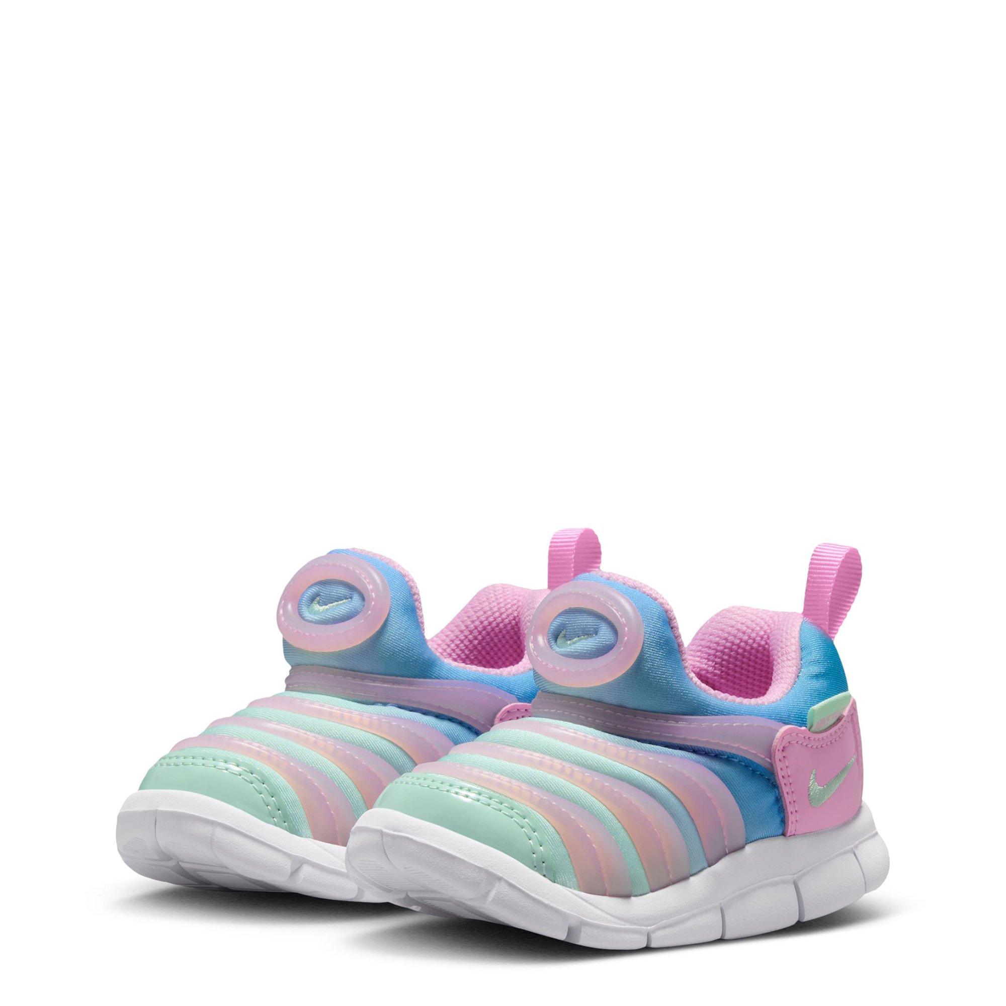 Pink/Grn-White - Nike - Dynamo Free Infant Shoes - 5