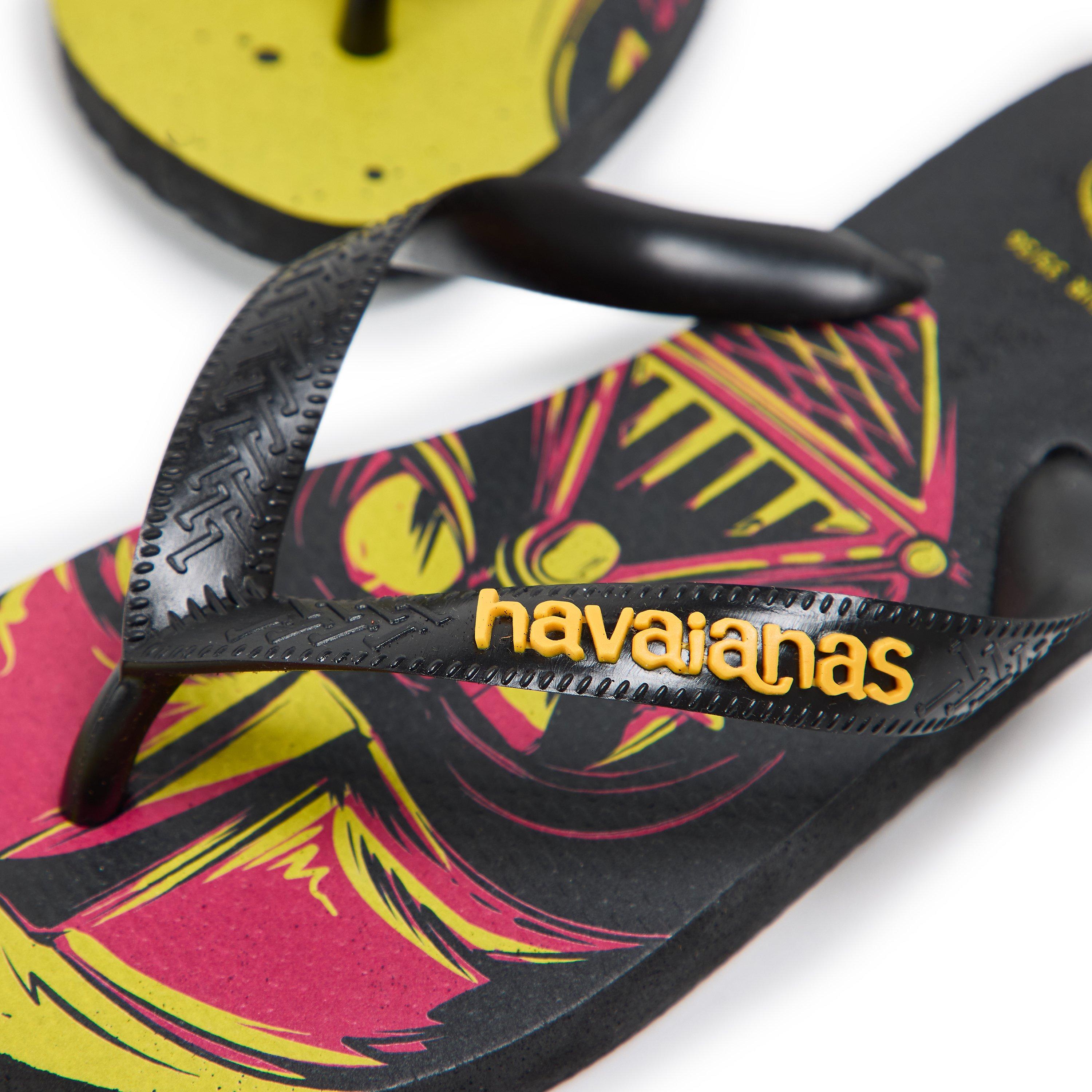 Black/Yellow - Havaianas - Hav. Star Wars Black/Pop Yellow 33/ Flip Flops Girls - 3