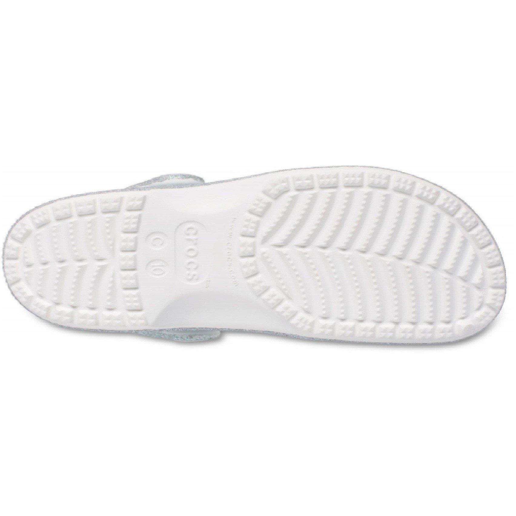 Bianco - Crocs - Kids Classic Glitter Clogs - 2
