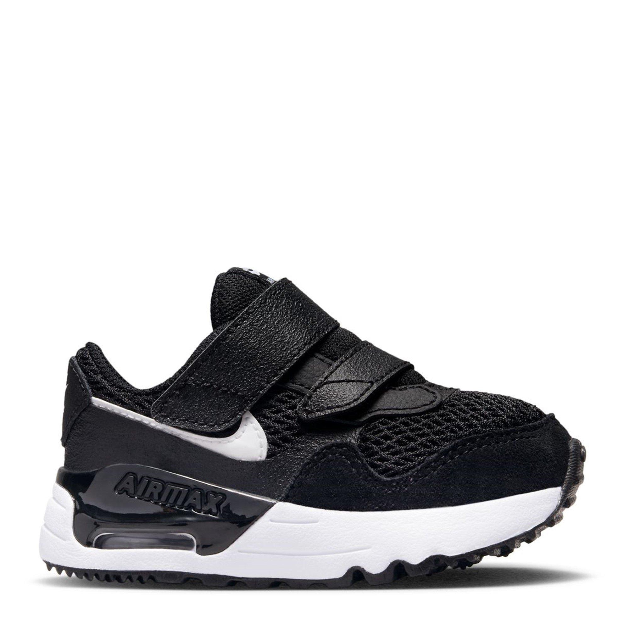Black/White - Nike - Air Max System Baby Sneakers - 1